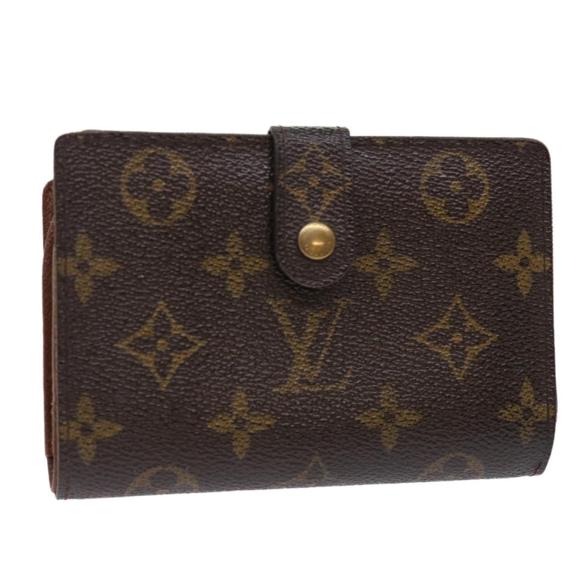 LOUIS VUITTON Monogram Porte Monnaie Billets Viennois Wallet M61663 Auth 49951