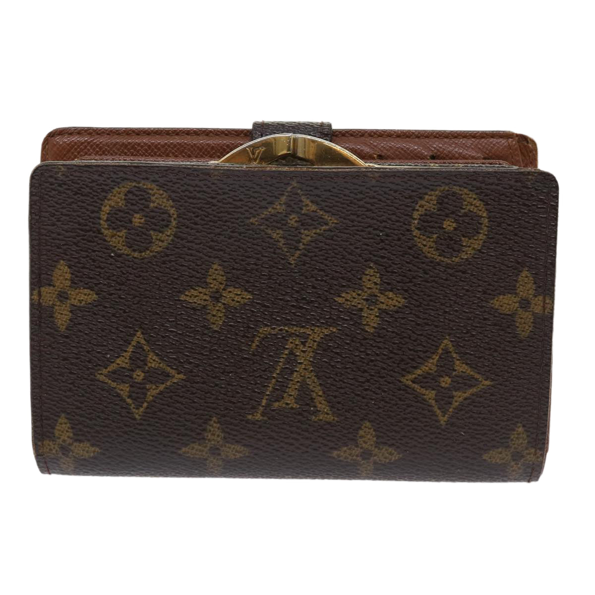 LOUIS VUITTON Monogram Porte Monnaie Billets Viennois Wallet M61663 Auth 49951