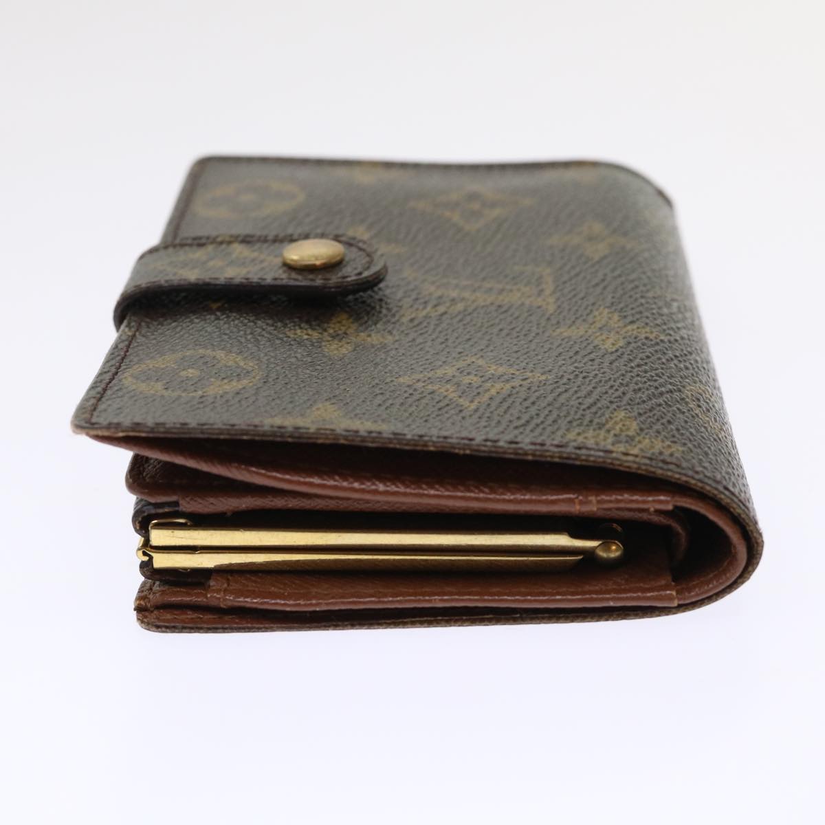 LOUIS VUITTON Monogram Porte Monnaie Billets Viennois Wallet M61663 Auth 49951