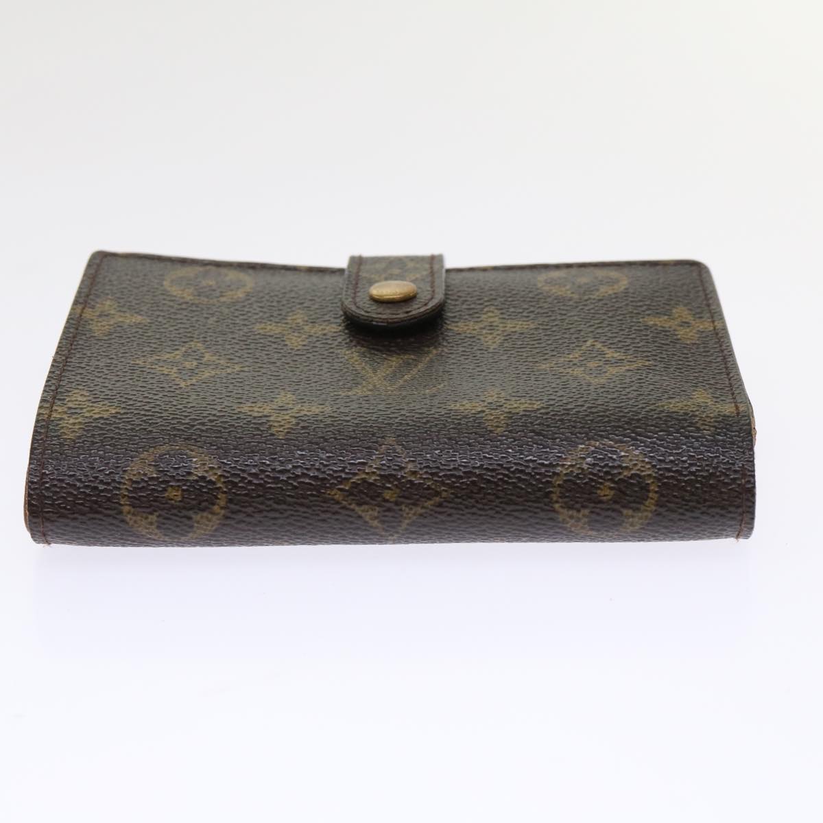 LOUIS VUITTON Monogram Porte Monnaie Billets Viennois Wallet M61663 Auth 49951