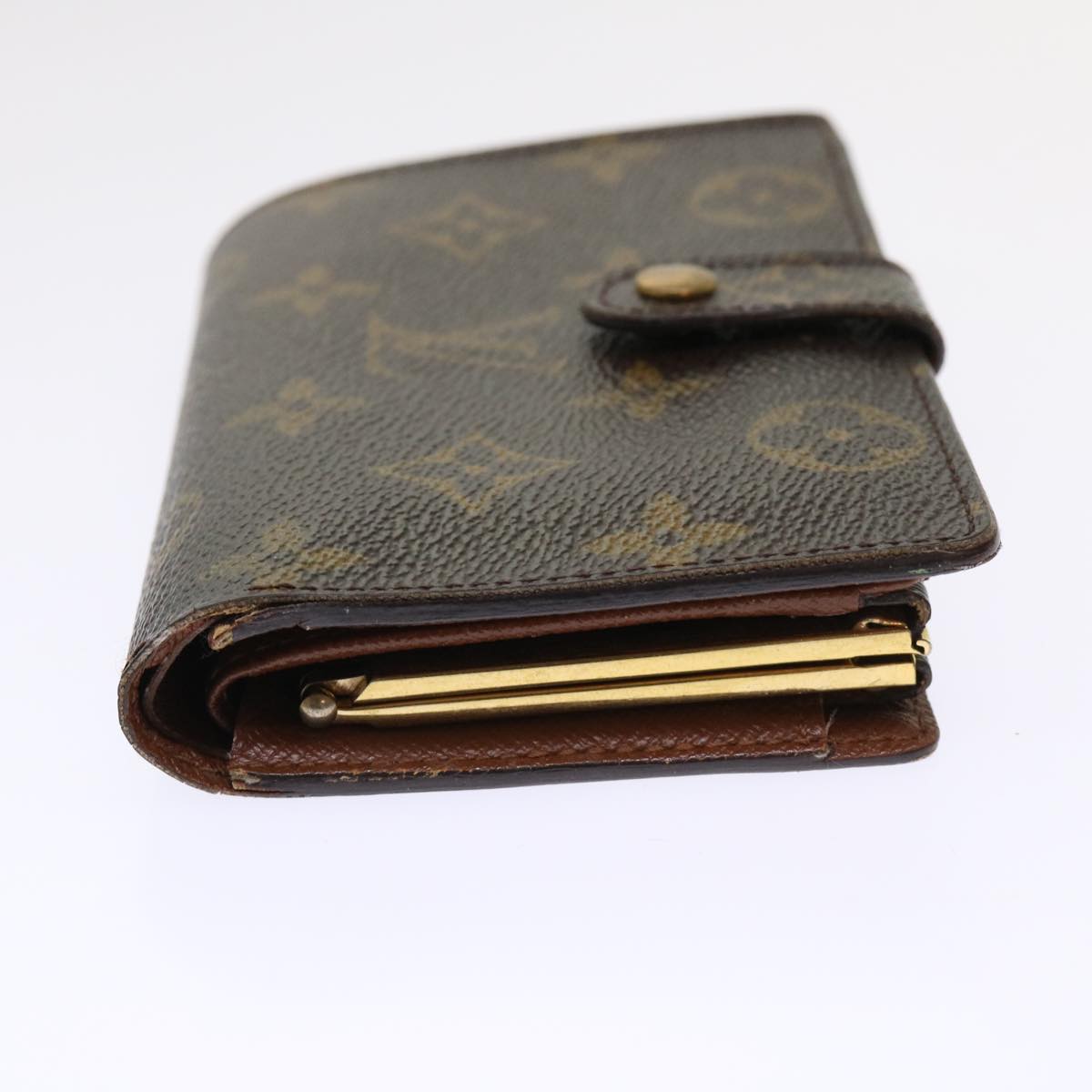 LOUIS VUITTON Monogram Porte Monnaie Billets Viennois Wallet M61663 Auth 49951