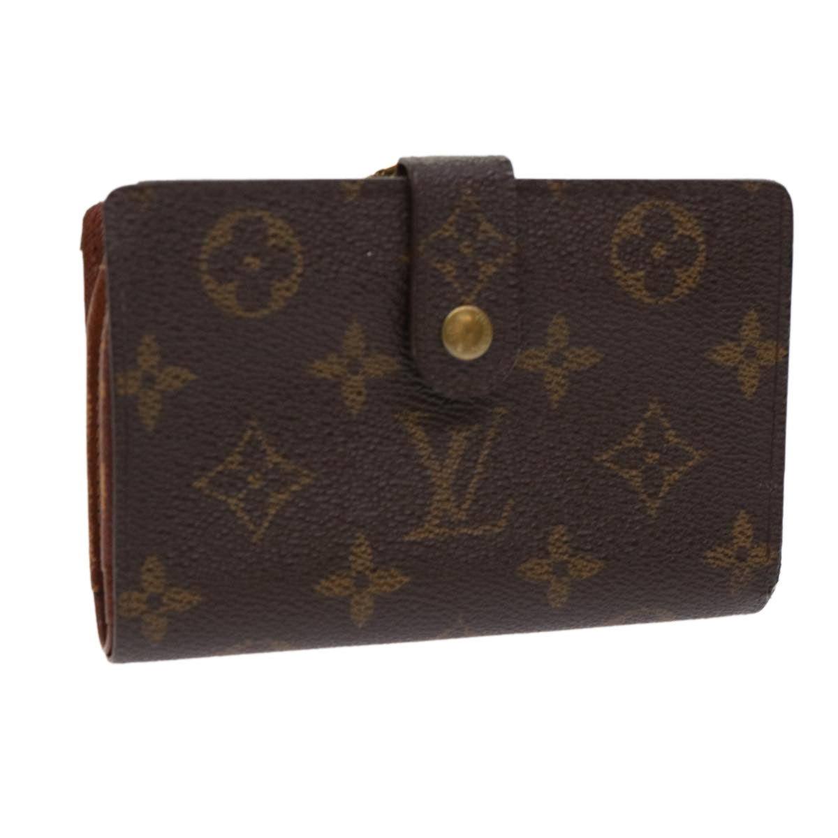 LOUIS VUITTON Monogram Porte Monnaie Billets Viennois Wallet M61663 Auth 49952