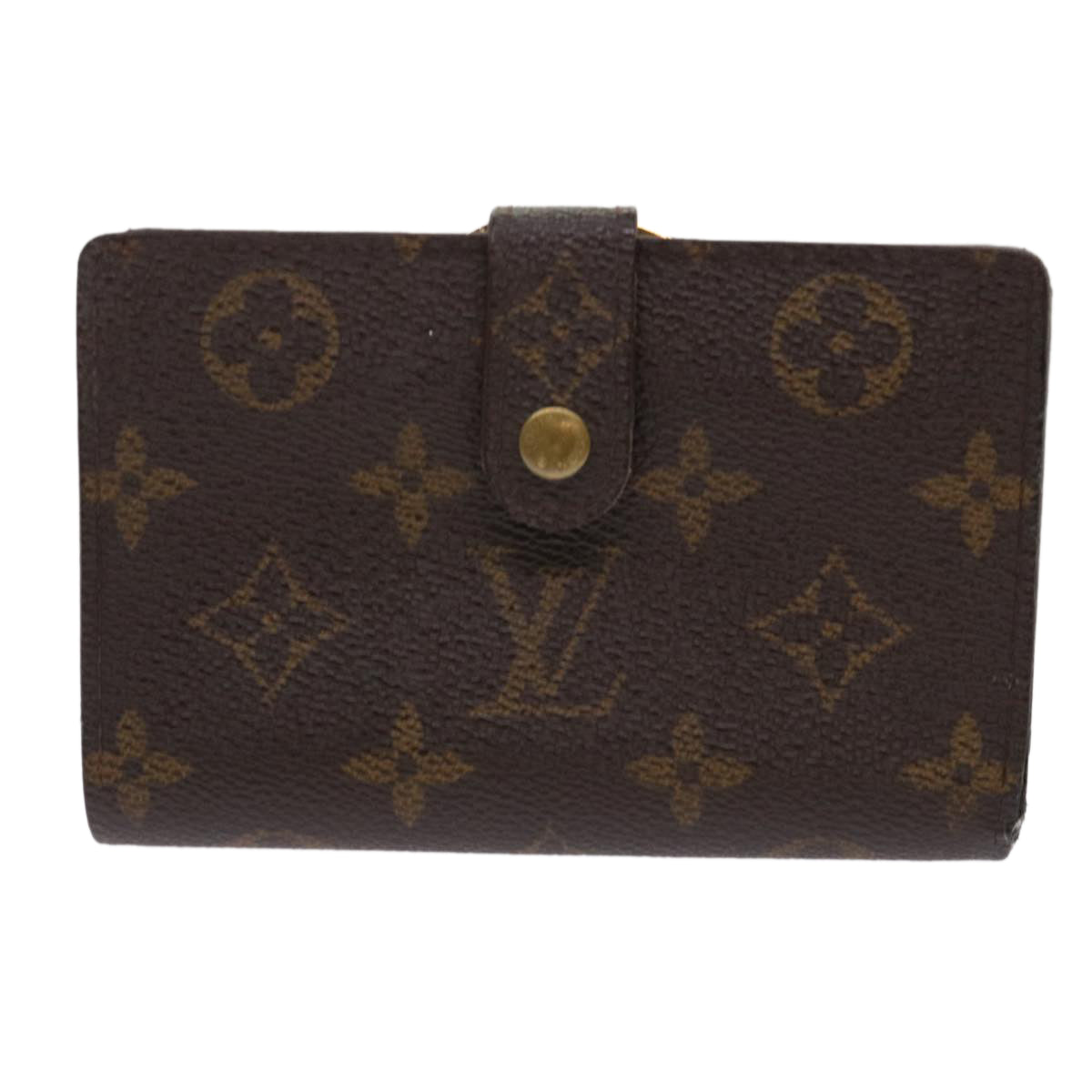 LOUIS VUITTON Monogram Porte Monnaie Billets Viennois Wallet M61663 Auth 49952