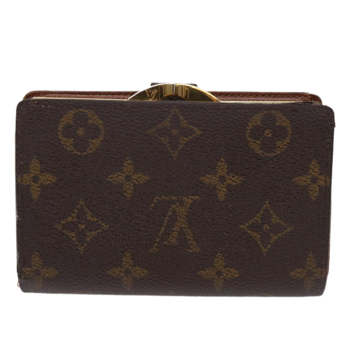 LOUIS VUITTON Monogram Porte Monnaie Billets Viennois Wallet M61663 Auth 49952