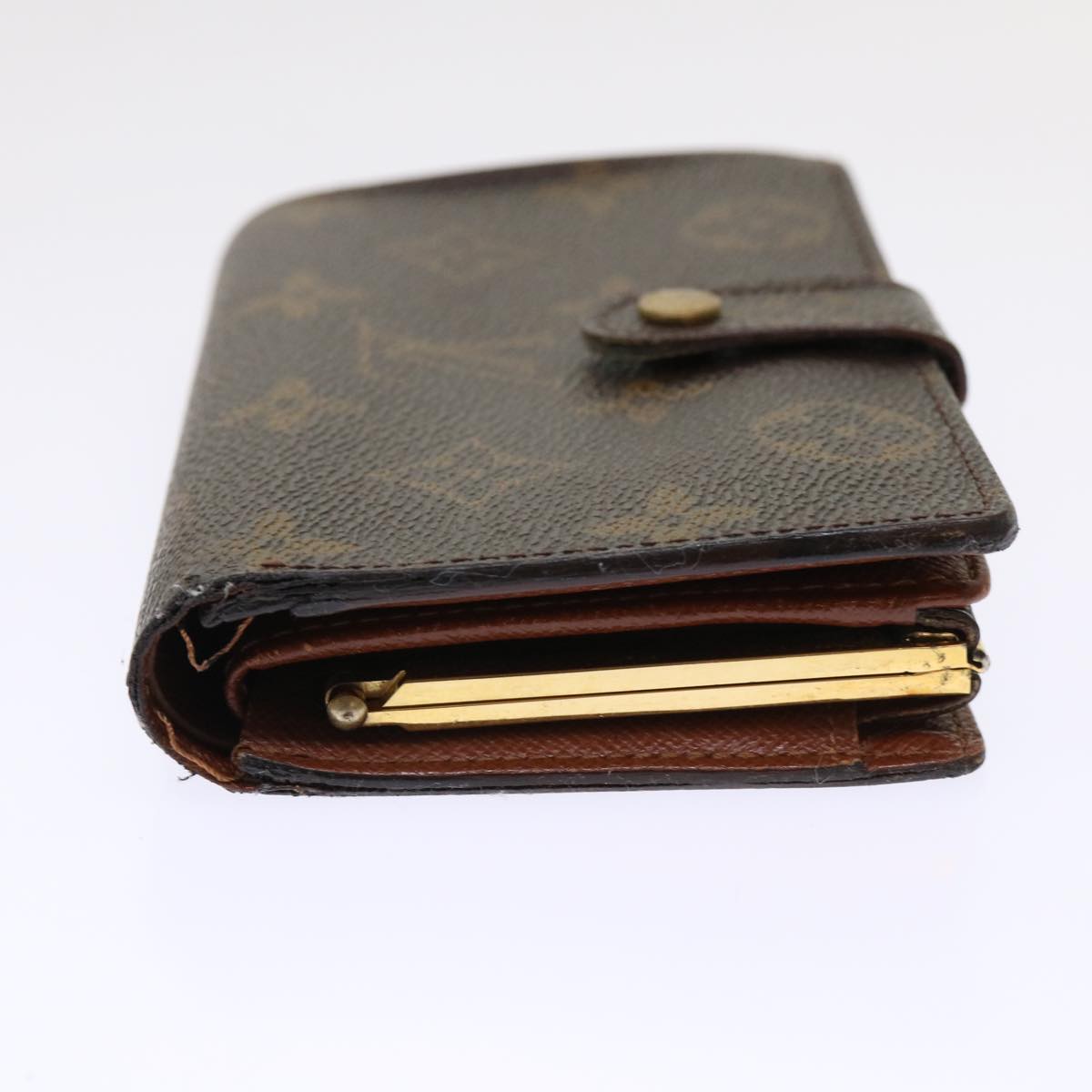 LOUIS VUITTON Monogram Porte Monnaie Billets Viennois Wallet M61663 Auth 49952