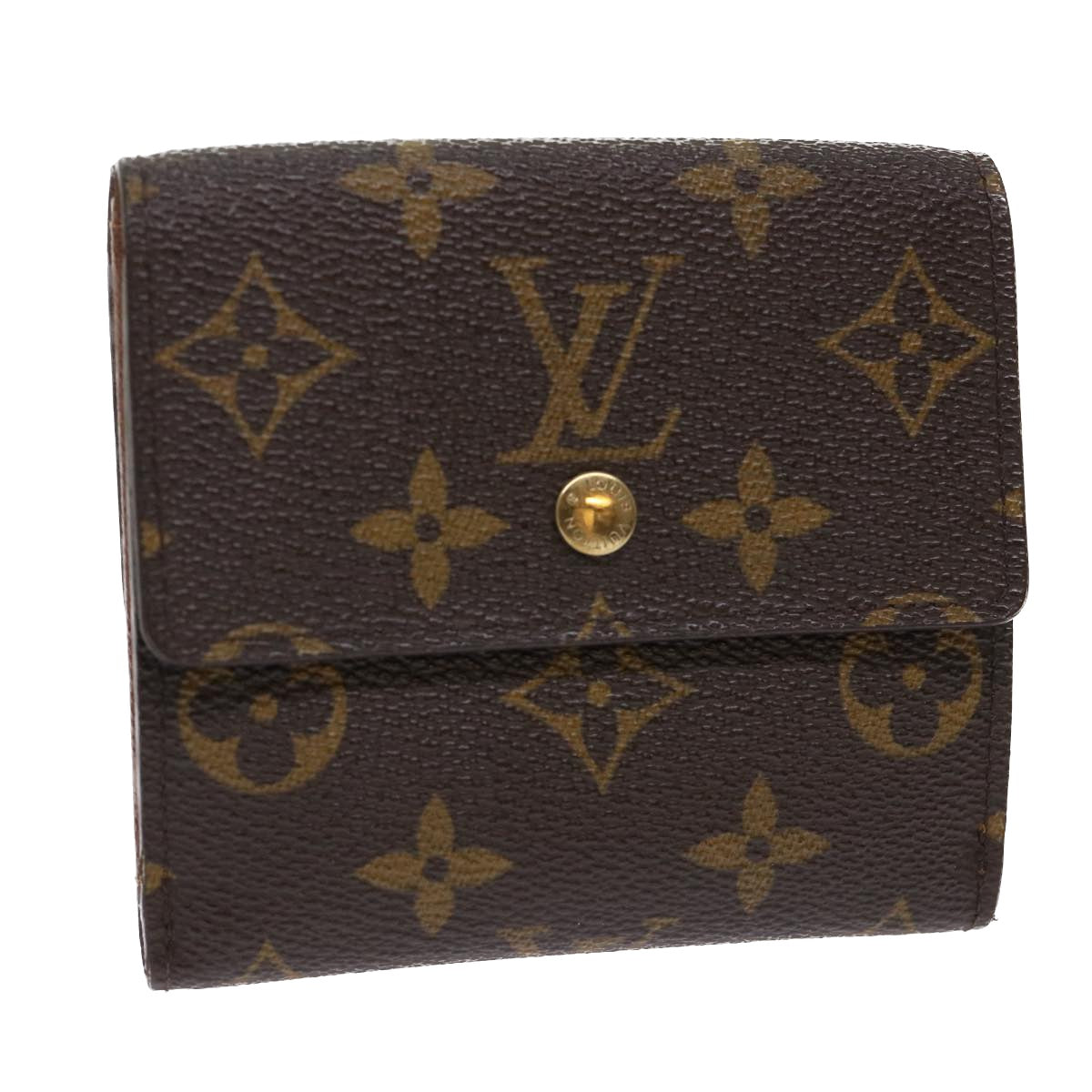 LOUIS VUITTON Monogram Porte Monnaie Bier Cartes Crdit Wallet M61652 Auth 49954