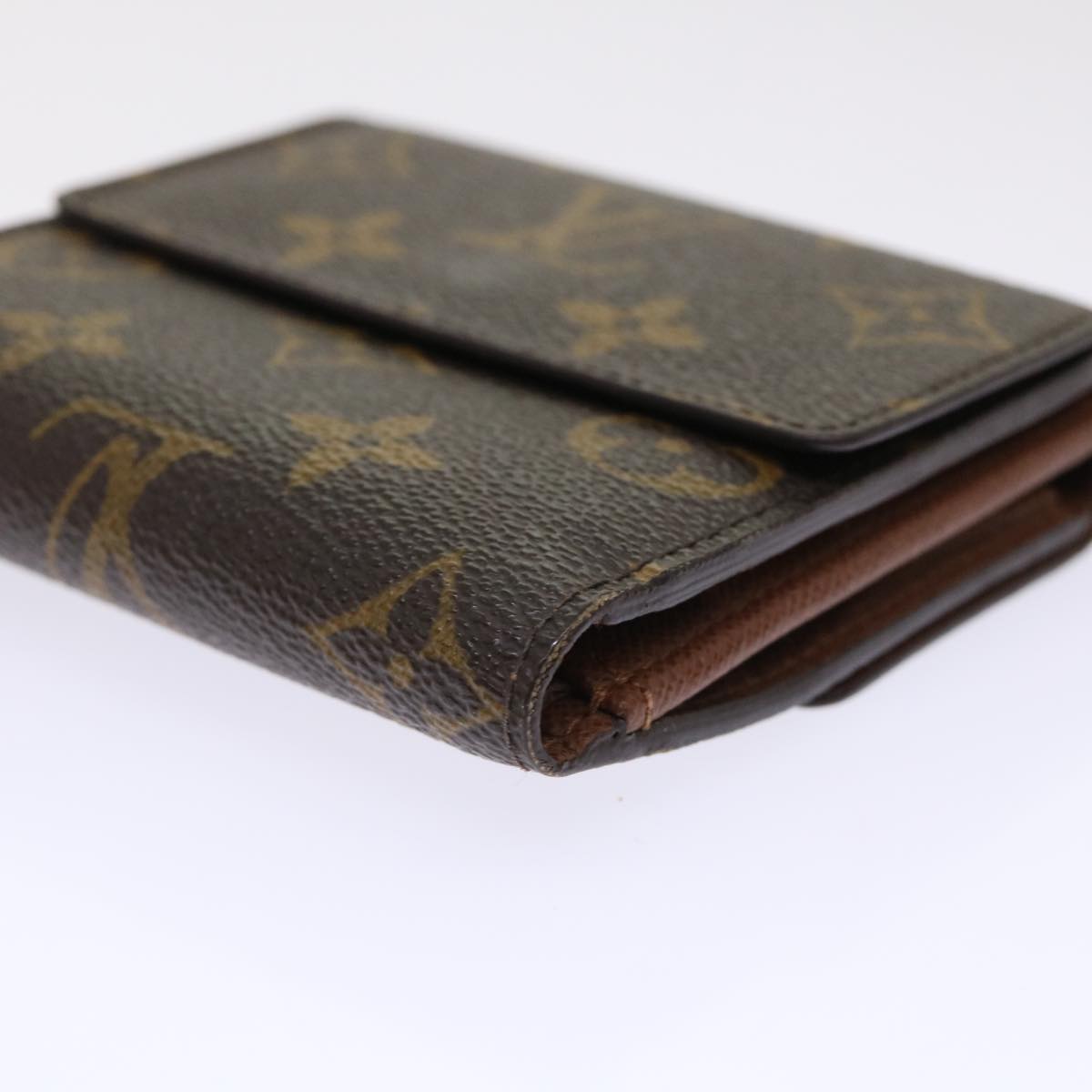 LOUIS VUITTON Monogram Porte Monnaie Bier Cartes Crdit Wallet M61652 Auth 49954