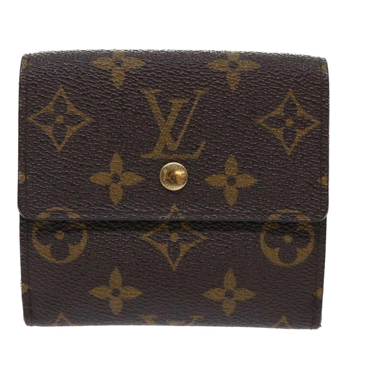 LOUIS VUITTON Monogram Porte Monnaie Bier Cartes Crdit Wallet M61652 Auth 49954