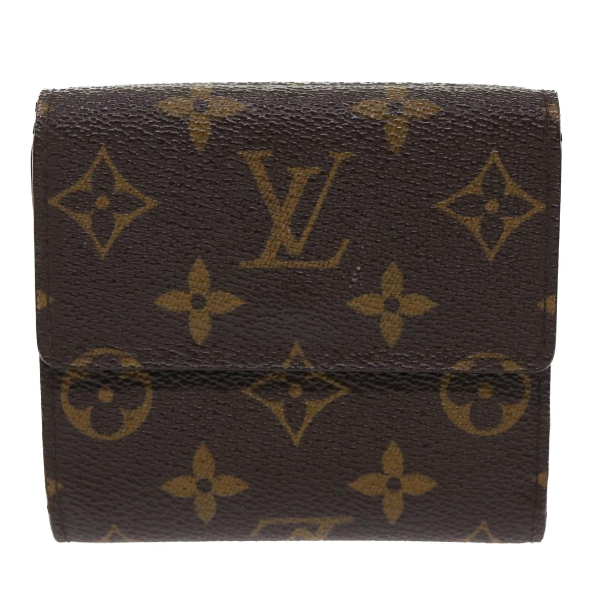 LOUIS VUITTON Monogram Porte Monnaie Bier Cartes Crdit Wallet M61652 Auth 49954