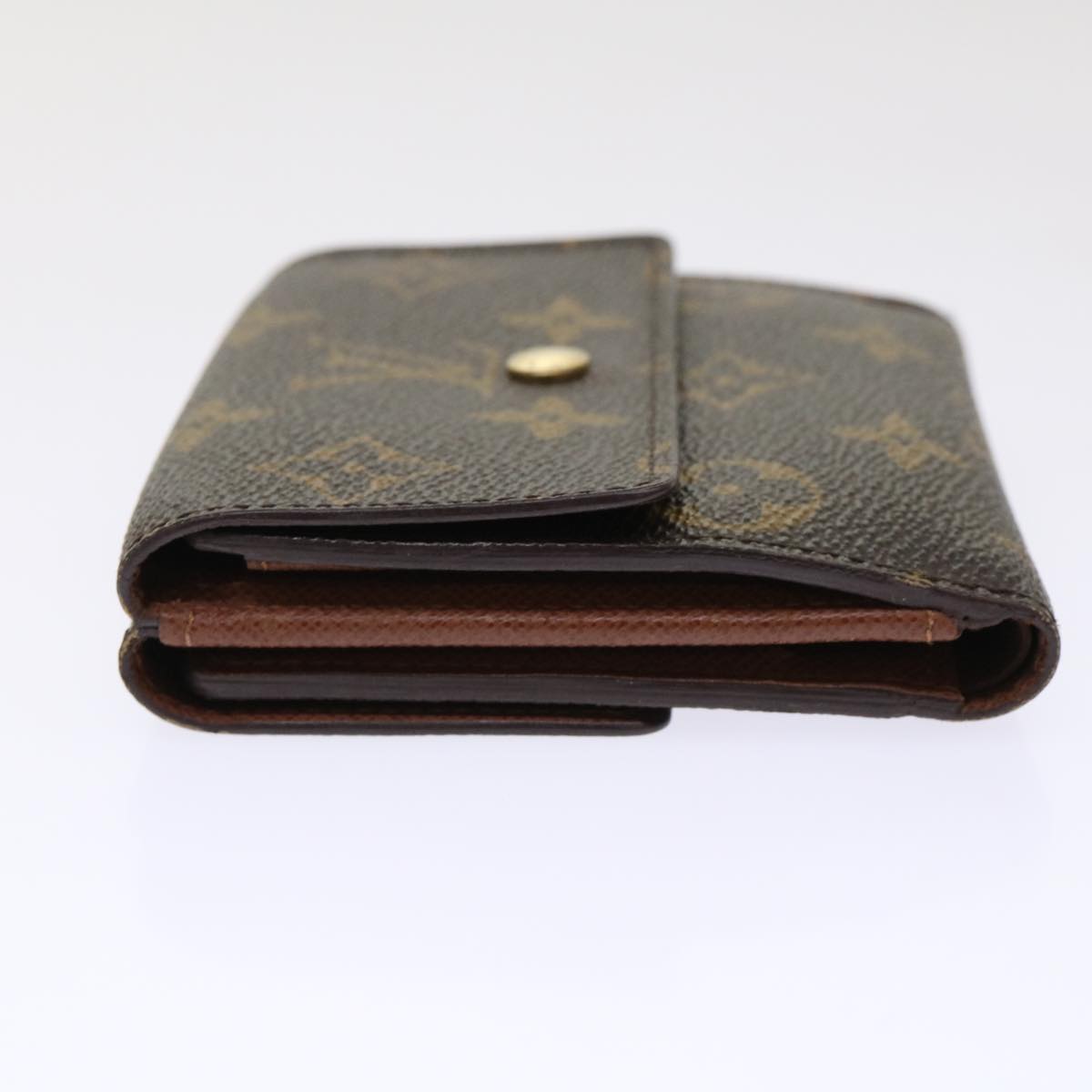 LOUIS VUITTON Monogram Porte Monnaie Bier Cartes Crdit Wallet M61652 Auth 49954