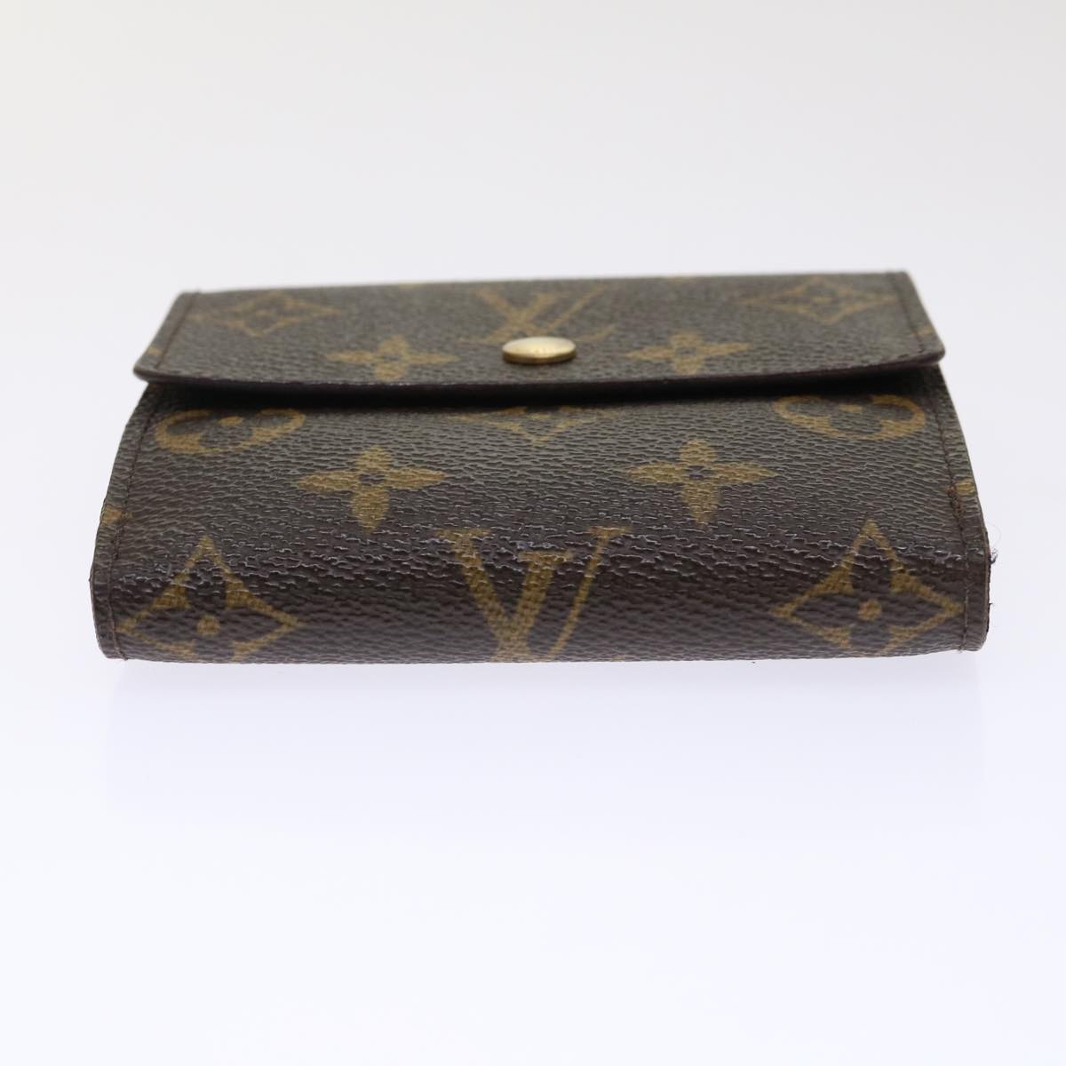 LOUIS VUITTON Monogram Porte Monnaie Bier Cartes Crdit Wallet M61652 Auth 49954