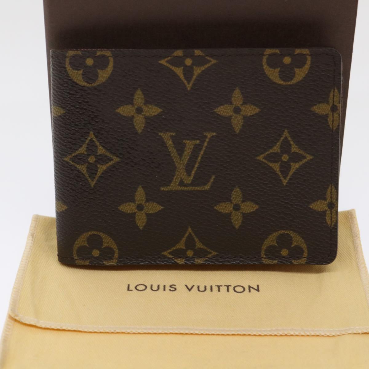 LOUIS VUITTON Monogram Portefeuille Multipull Bifold Wallet M60895 Auth 49956