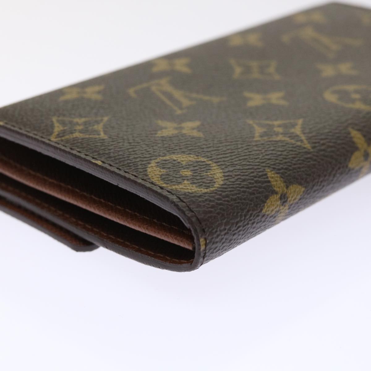 LOUIS VUITTON Monogram Portefeuille Sarah Long Wallet M61734 LV Auth 49957A