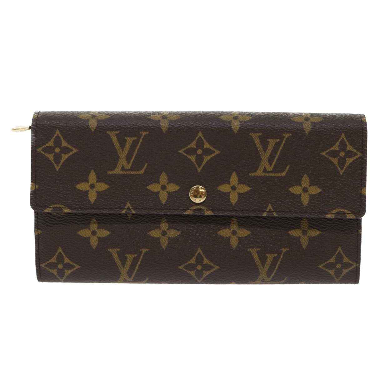 LOUIS VUITTON Monogram Portefeuille Sarah Long Wallet M61734 LV Auth 49957A