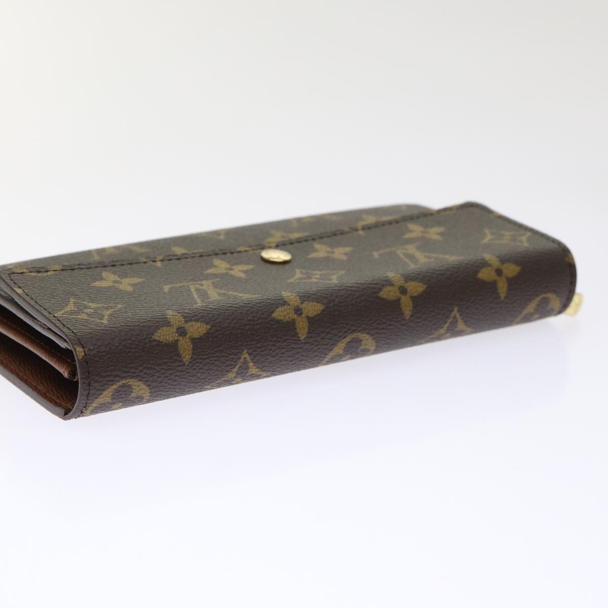 LOUIS VUITTON Monogram Portefeuille Sarah Long Wallet M61734 LV Auth 49957A