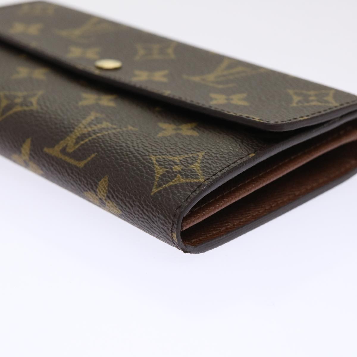 LOUIS VUITTON Monogram Portefeuille Sarah Long Wallet M61734 LV Auth 49957A