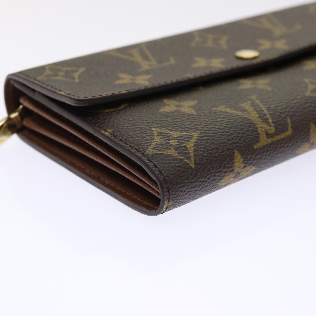 LOUIS VUITTON Monogram Portefeuille Sarah Long Wallet M61734 LV Auth 49957A