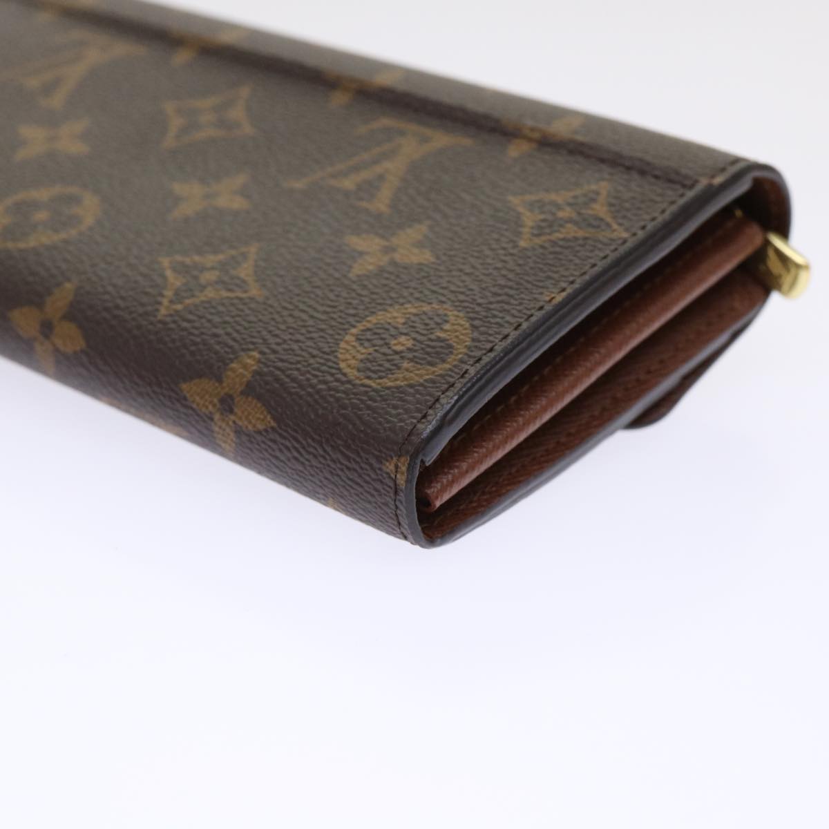 LOUIS VUITTON Monogram Portefeuille Sarah Long Wallet M60531 LV Auth 49959A