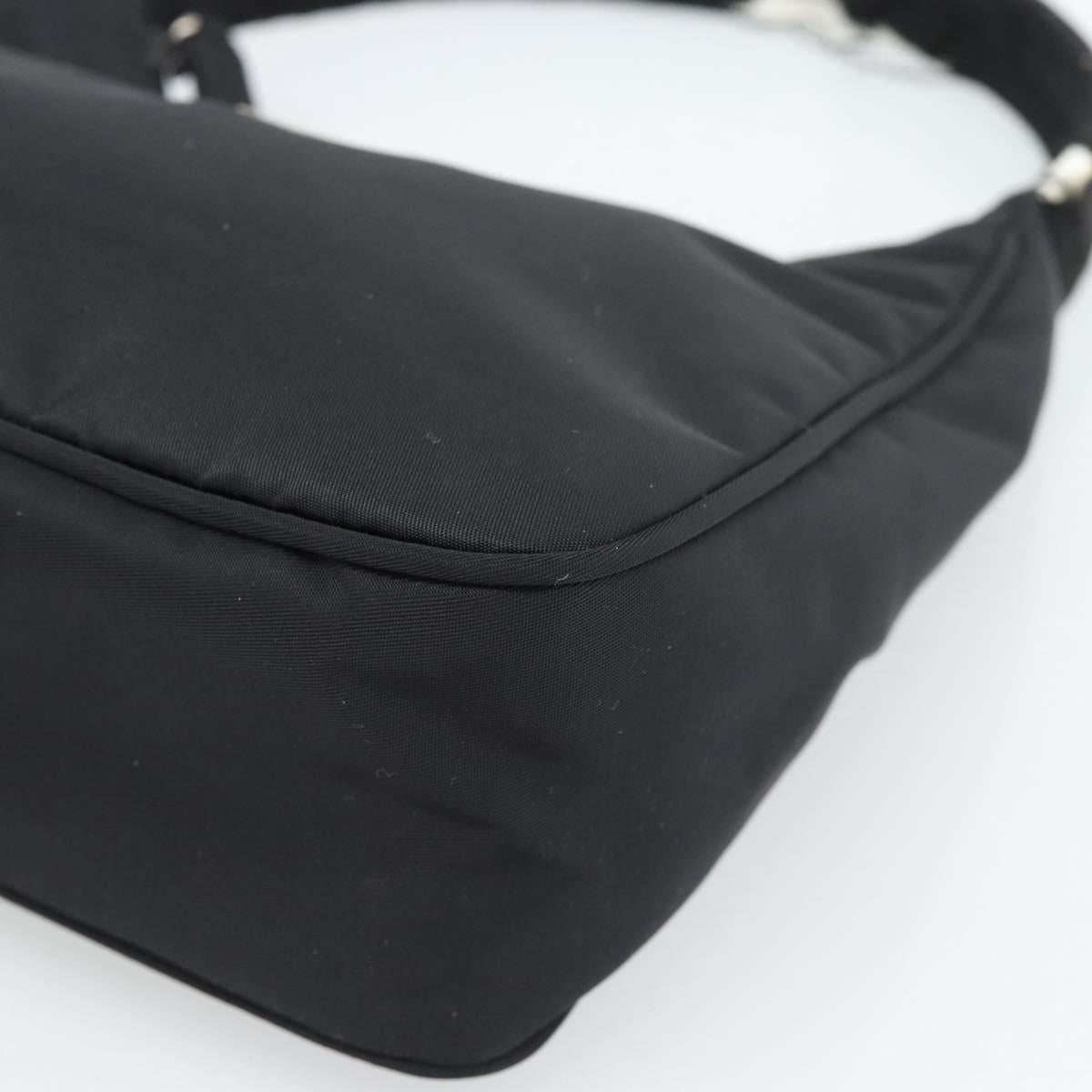 PRADA Pouch Nylon Black Auth 49968
