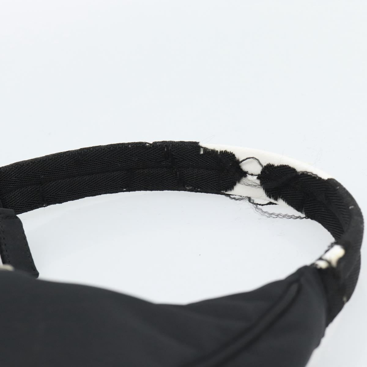 PRADA Pouch Nylon Black Auth 49968