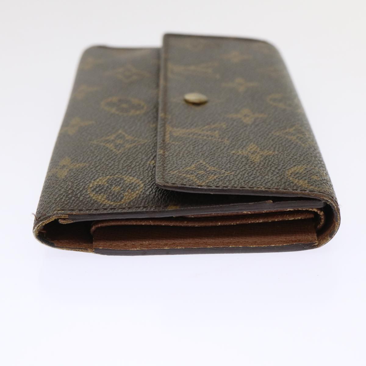 LOUIS VUITTON Monogram Portefeuille International Long Wallet M61217 Auth 49971