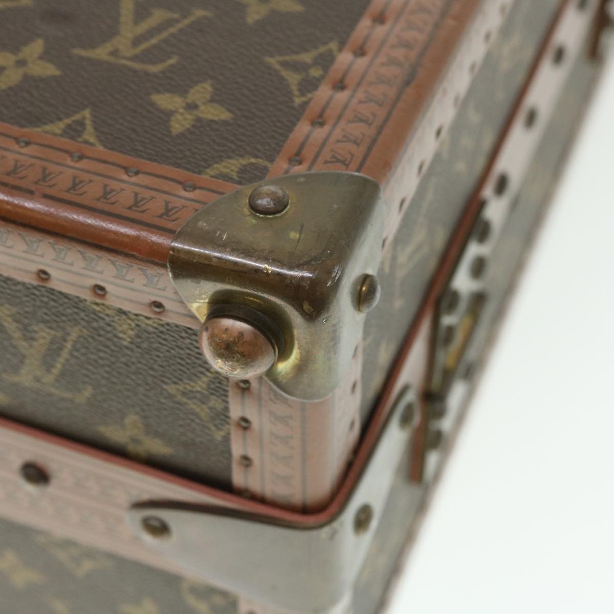 LOUIS VUITTON Monogram Gemine Shoes Trunk M21626 LV Auth 49981SV