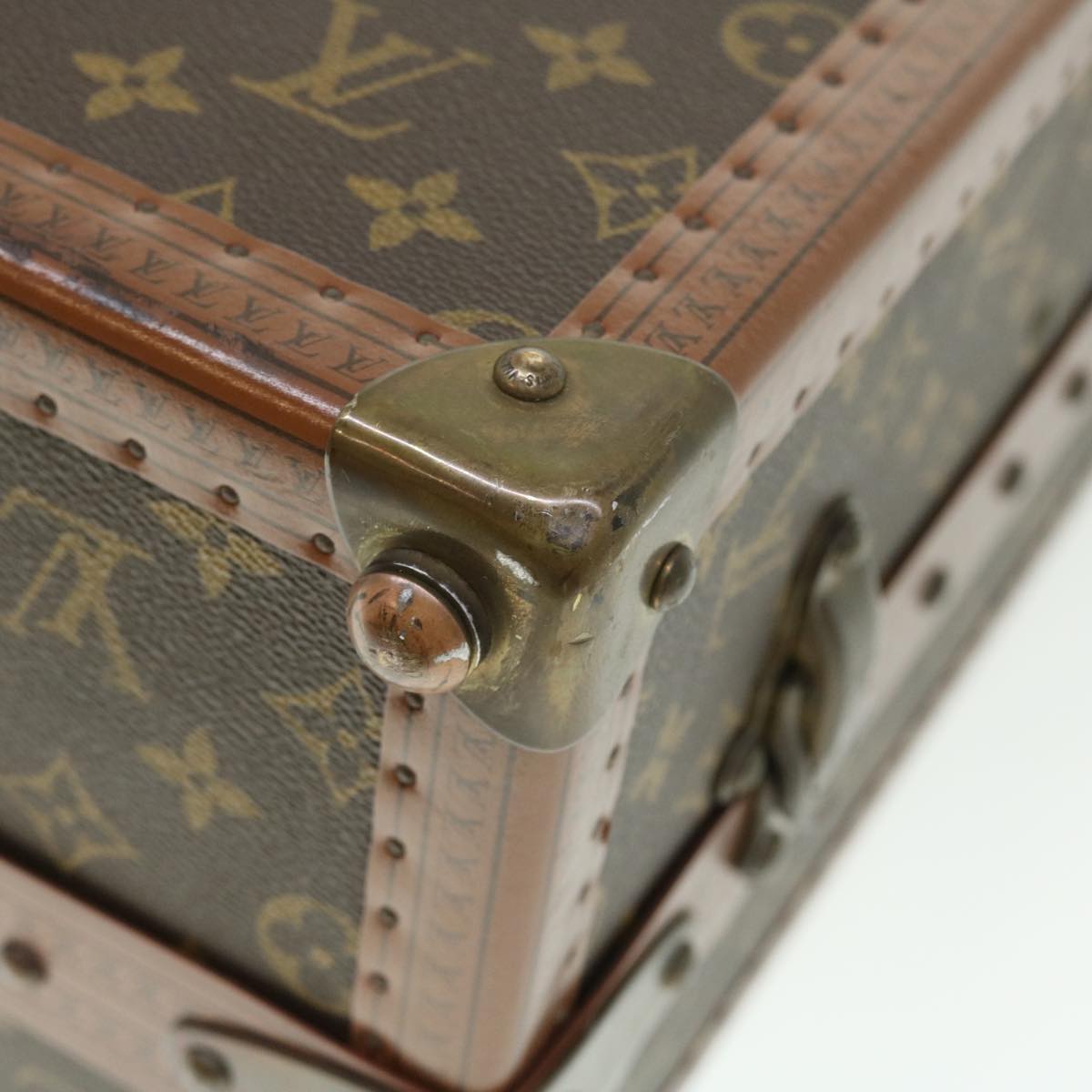 LOUIS VUITTON Monogram Gemine Shoes Trunk M21626 LV Auth 49981A