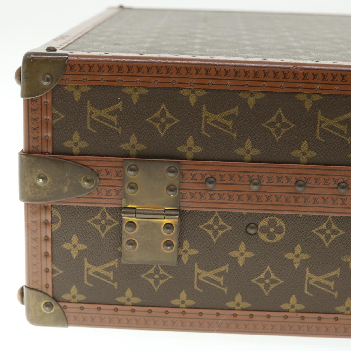 LOUIS VUITTON Monogram Gemine Shoes Trunk M21626 LV Auth 49981A