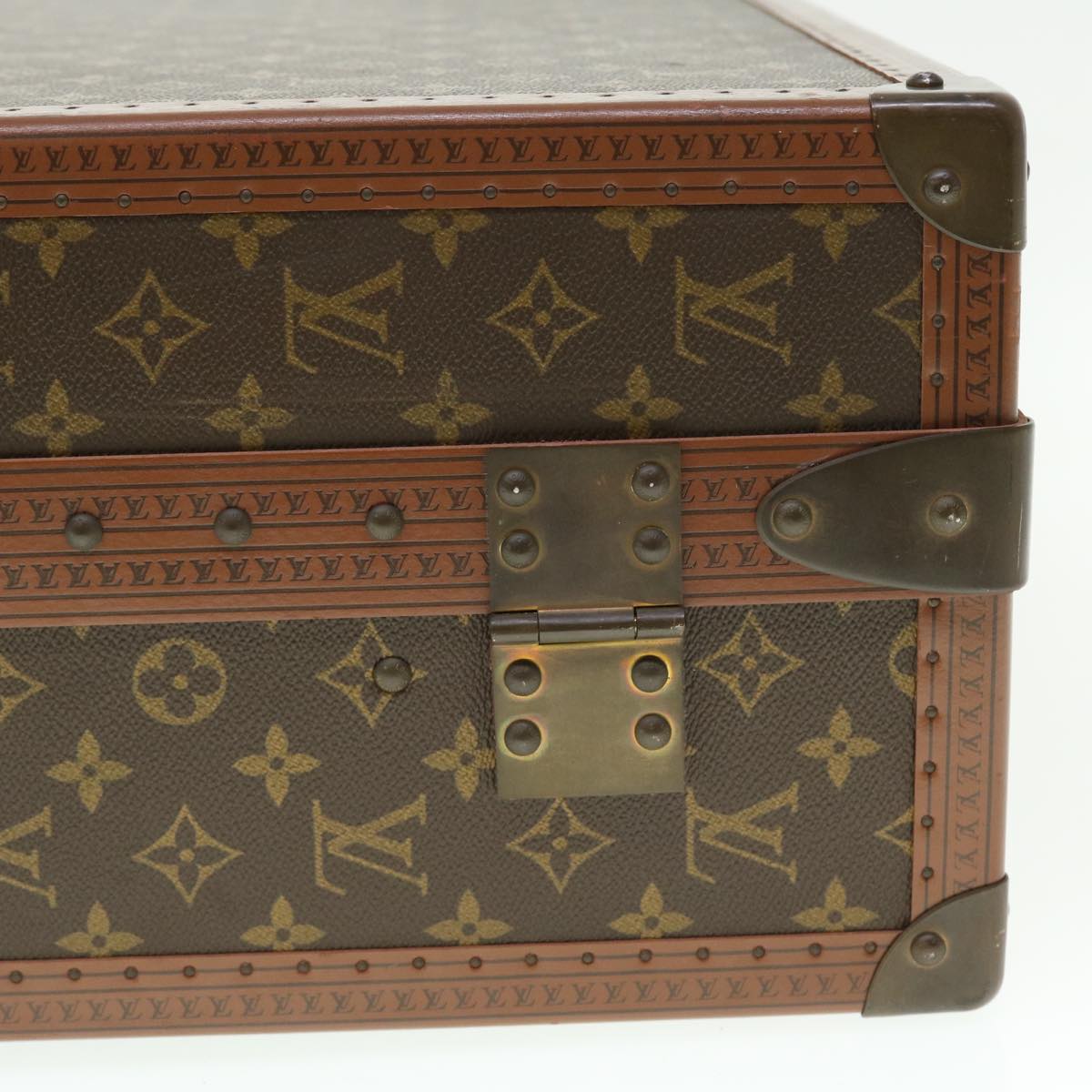 LOUIS VUITTON Monogram Gemine Shoes Trunk M21626 LV Auth 49981A