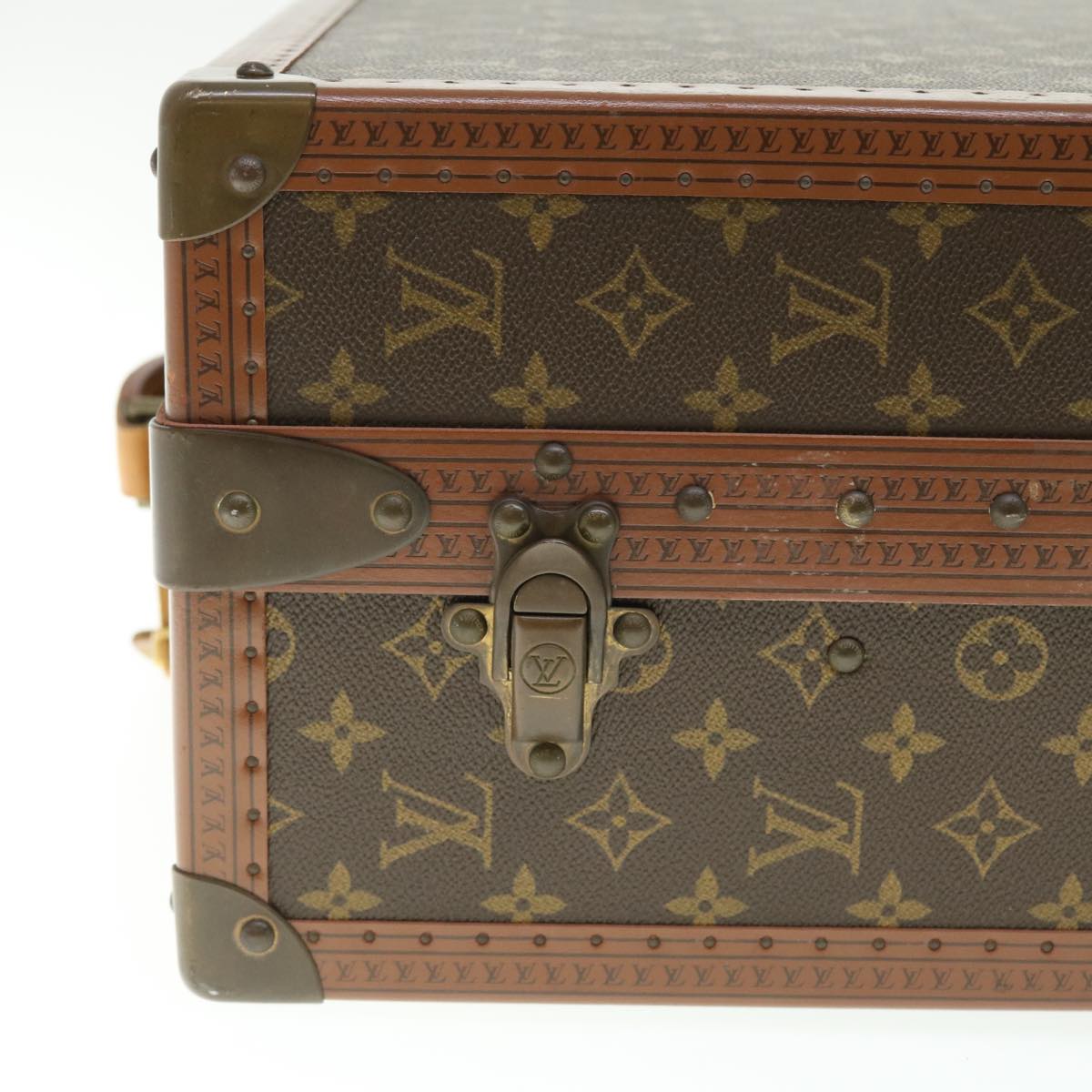 LOUIS VUITTON Monogram Gemine Shoes Trunk M21626 LV Auth 49981A