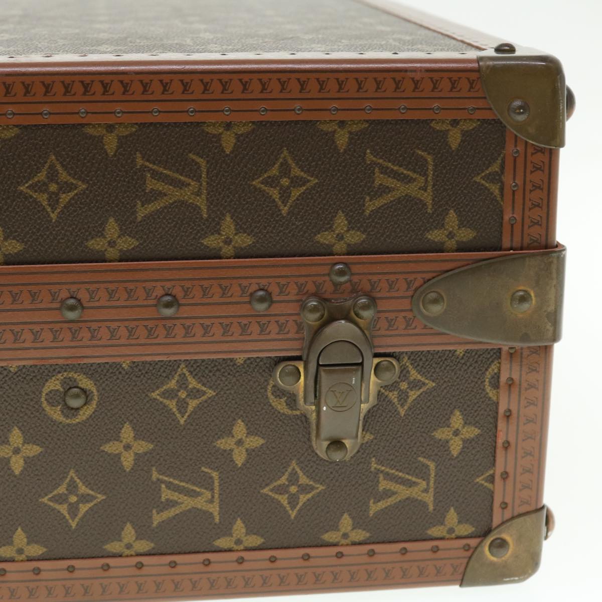 LOUIS VUITTON Monogram Gemine Shoes Trunk M21626 LV Auth 49981A