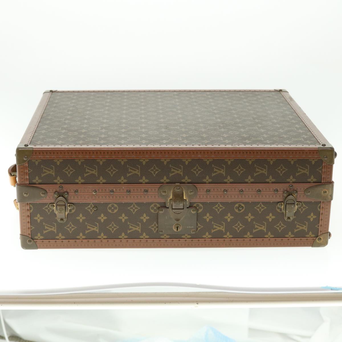 LOUIS VUITTON Monogram Gemine Shoes Trunk M21626 LV Auth 49981A