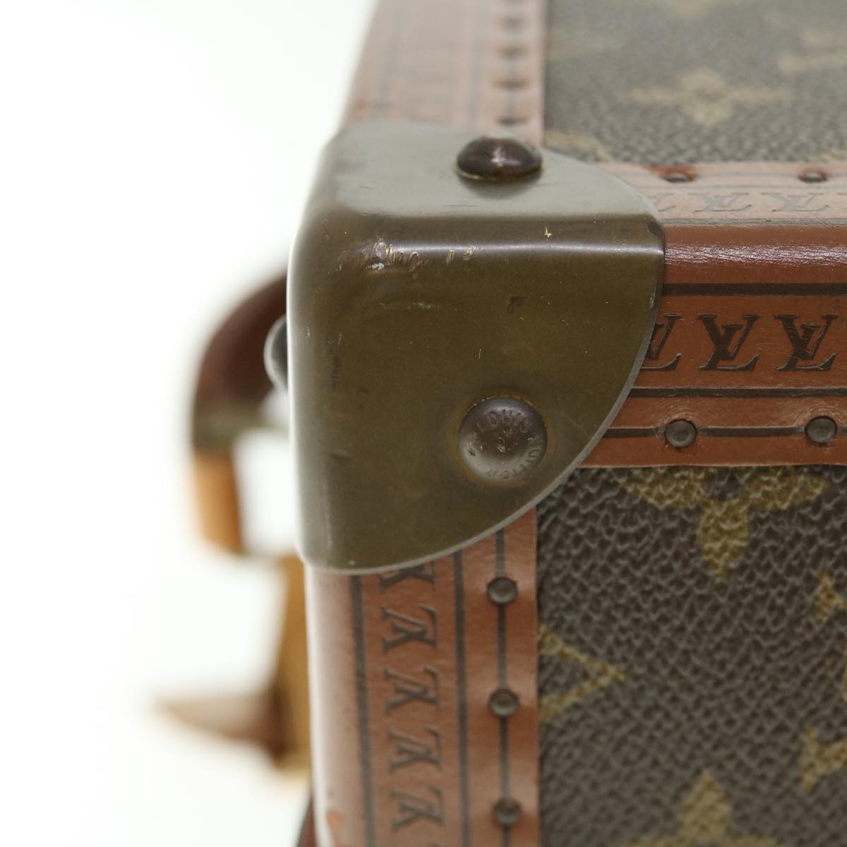 LOUIS VUITTON Monogram Gemine Shoes Trunk M21626 LV Auth 49981SV