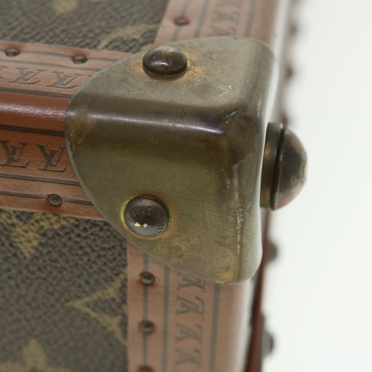 LOUIS VUITTON Monogram Gemine Shoes Trunk M21626 LV Auth 49981SV