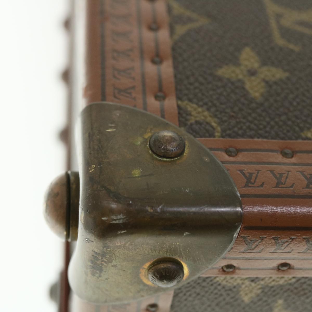 LOUIS VUITTON Monogram Gemine Shoes Trunk M21626 LV Auth 49981SV