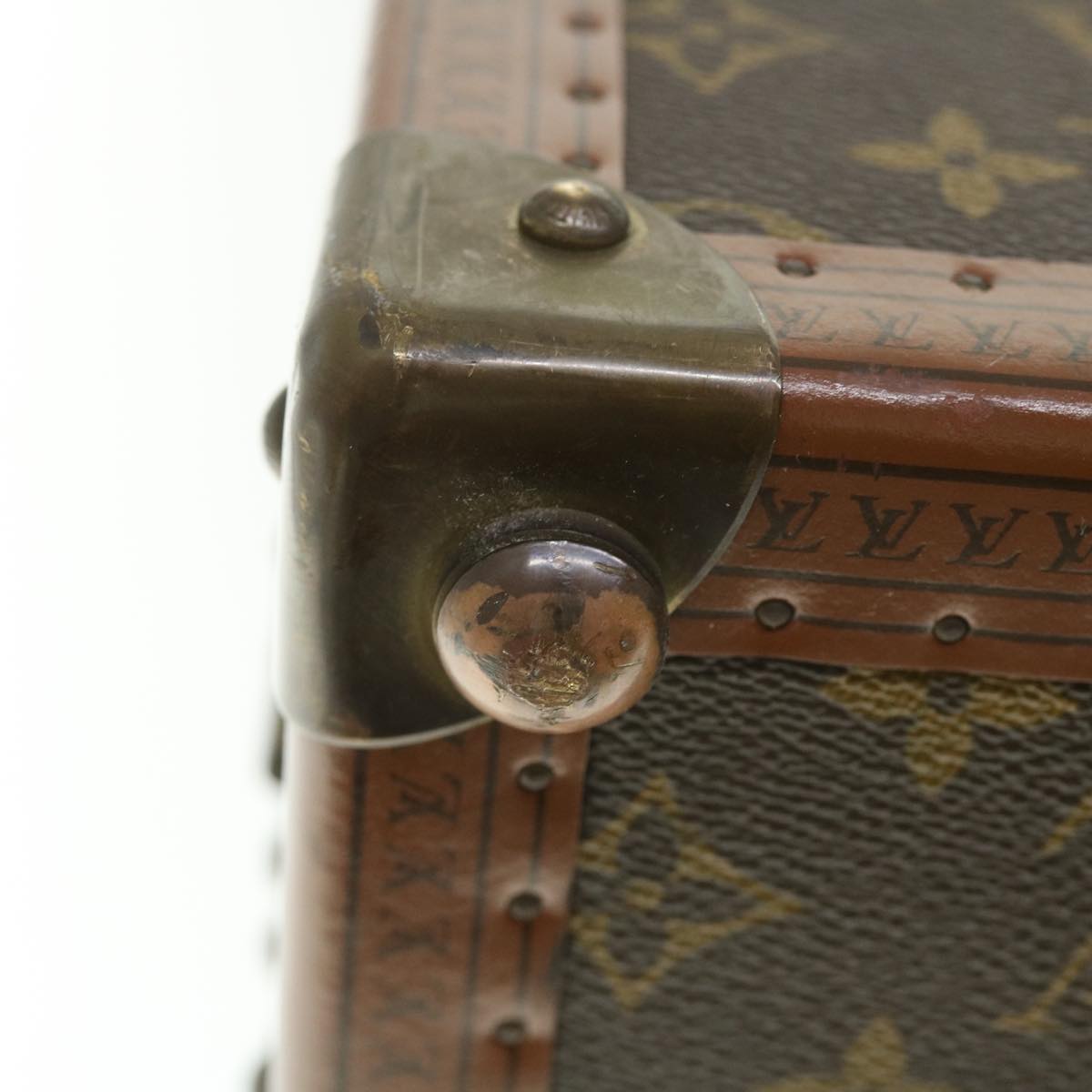 LOUIS VUITTON Monogram Gemine Shoes Trunk M21626 LV Auth 49981SV
