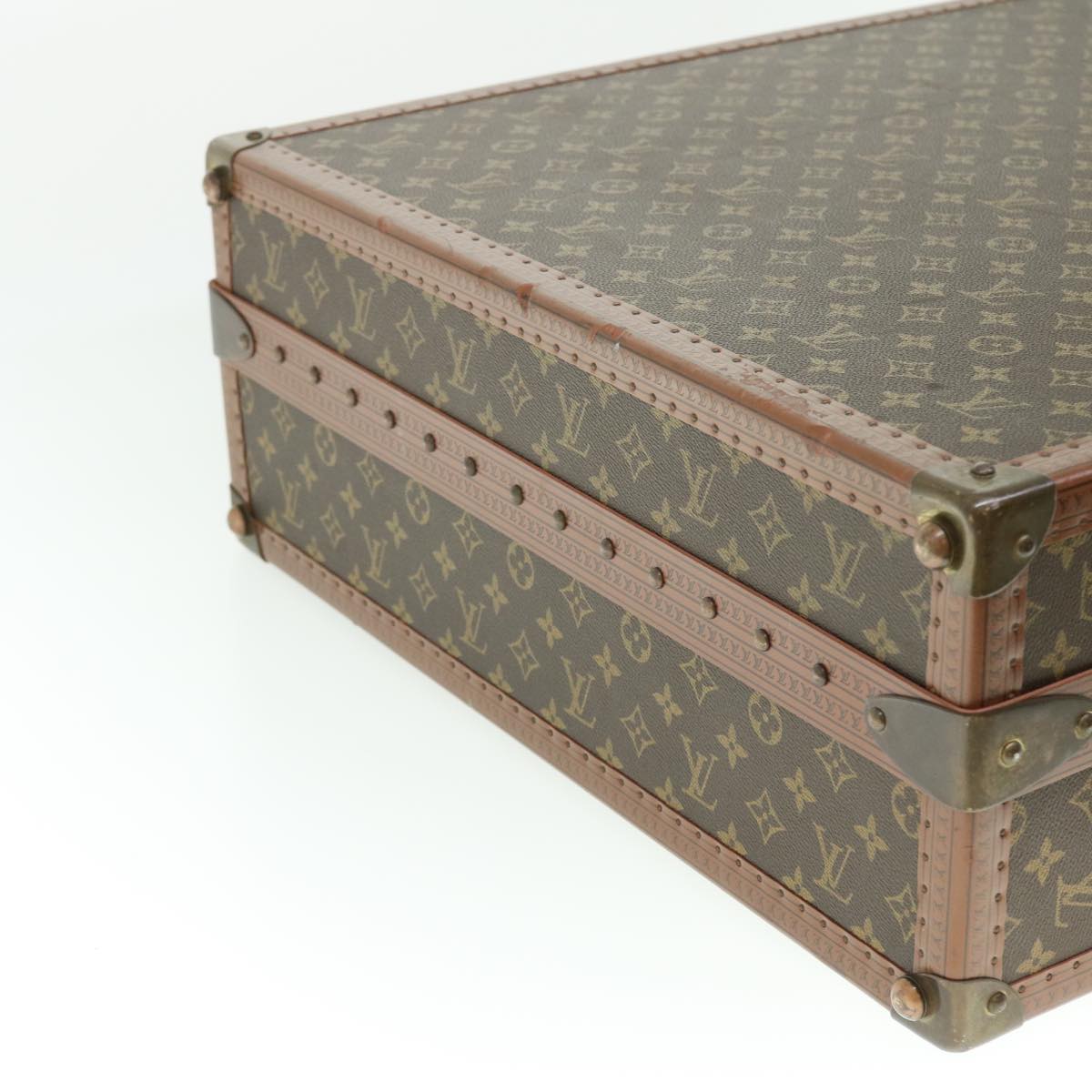 LOUIS VUITTON Monogram Gemine Shoes Trunk M21626 LV Auth 49981A