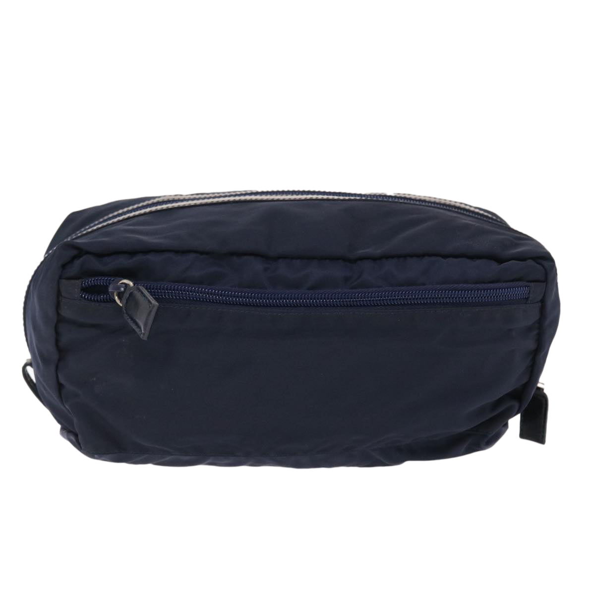 PRADA Pouch Nylon Navy Auth 49996