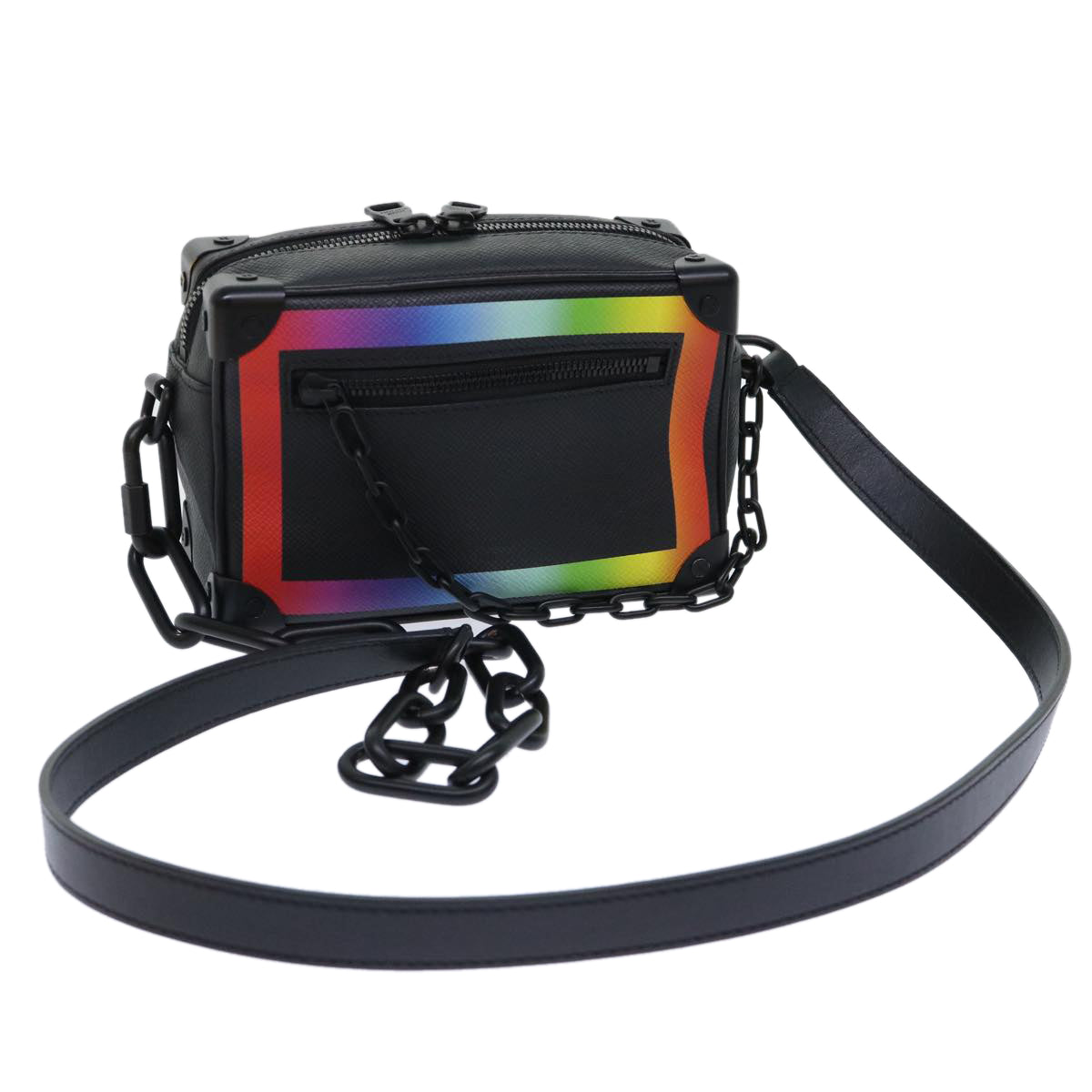 LOUIS VUITTON Taiga Rainbow Mini Soft Trunk Shoulder Bag M30351 LV Auth 50210SM