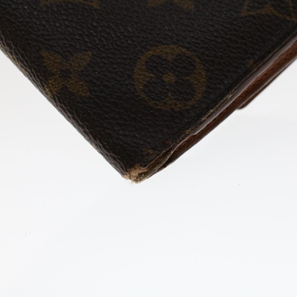 LOUIS VUITTON Monogram Portefeuille International Long Wallet M61217 Auth 50213