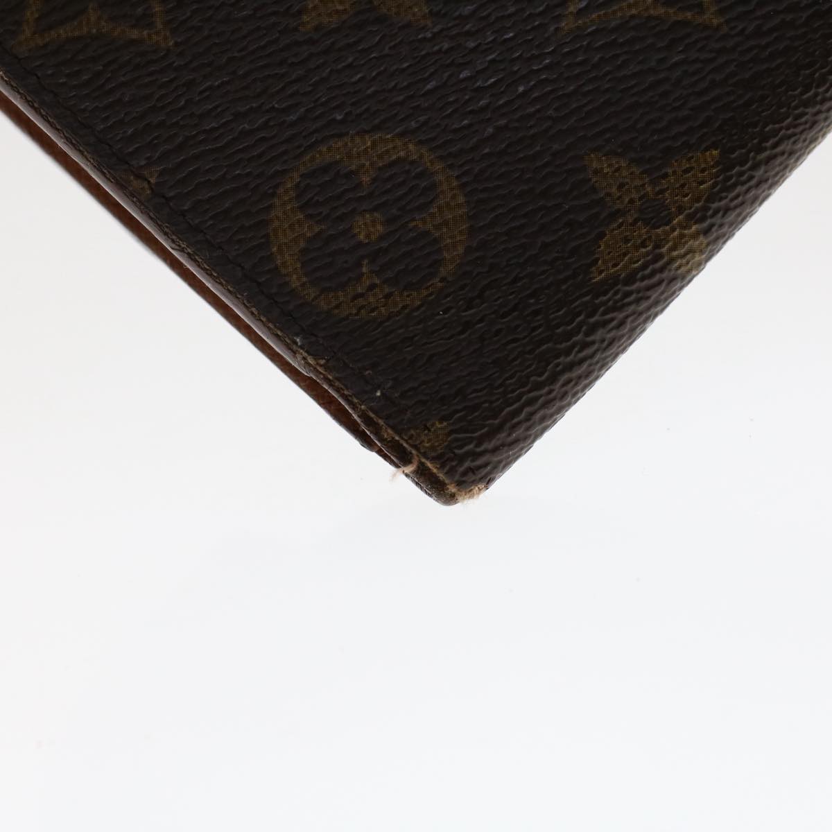 LOUIS VUITTON Monogram Portefeuille International Long Wallet M61217 Auth 50213