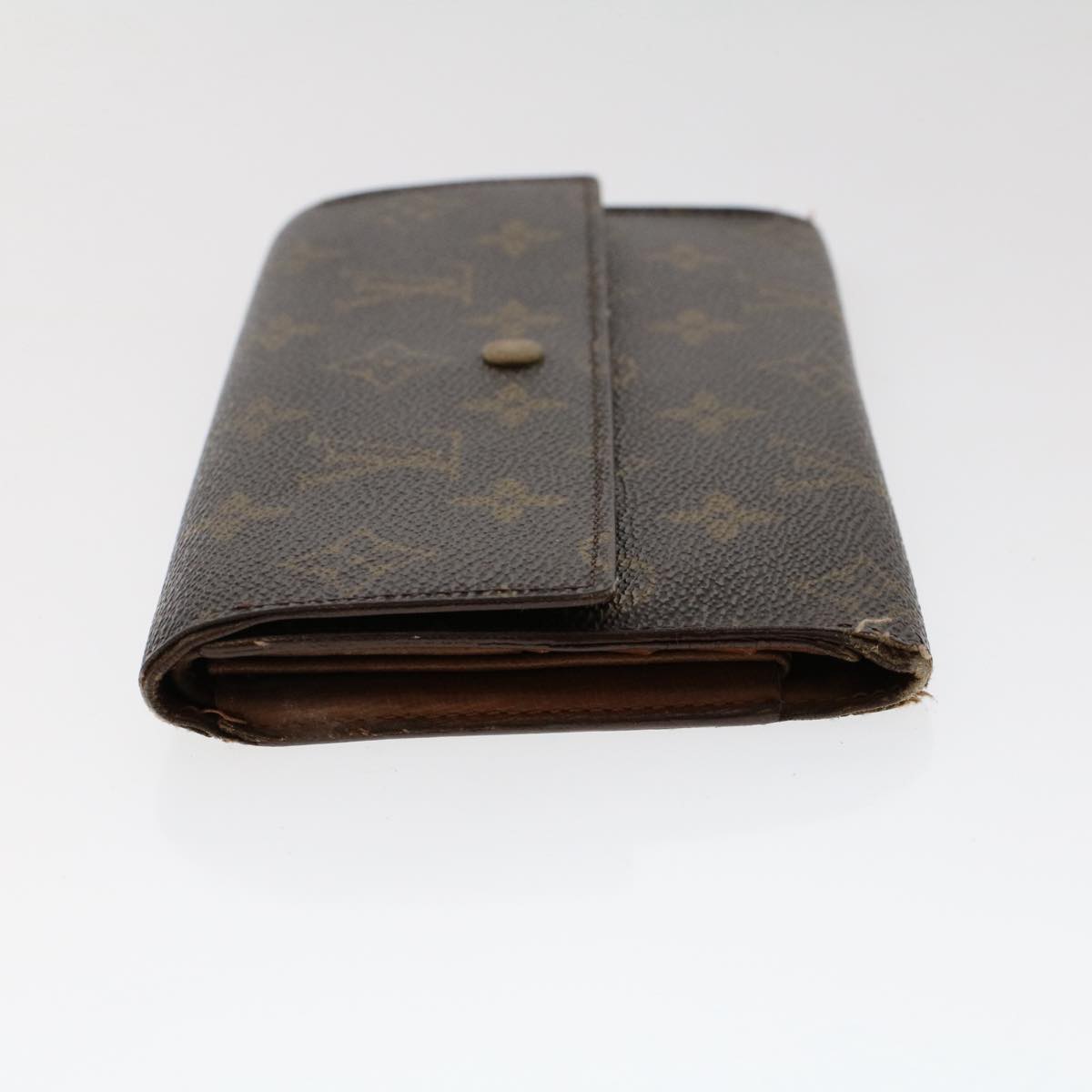 LOUIS VUITTON Monogram Portefeuille International Long Wallet M61217 Auth 50213