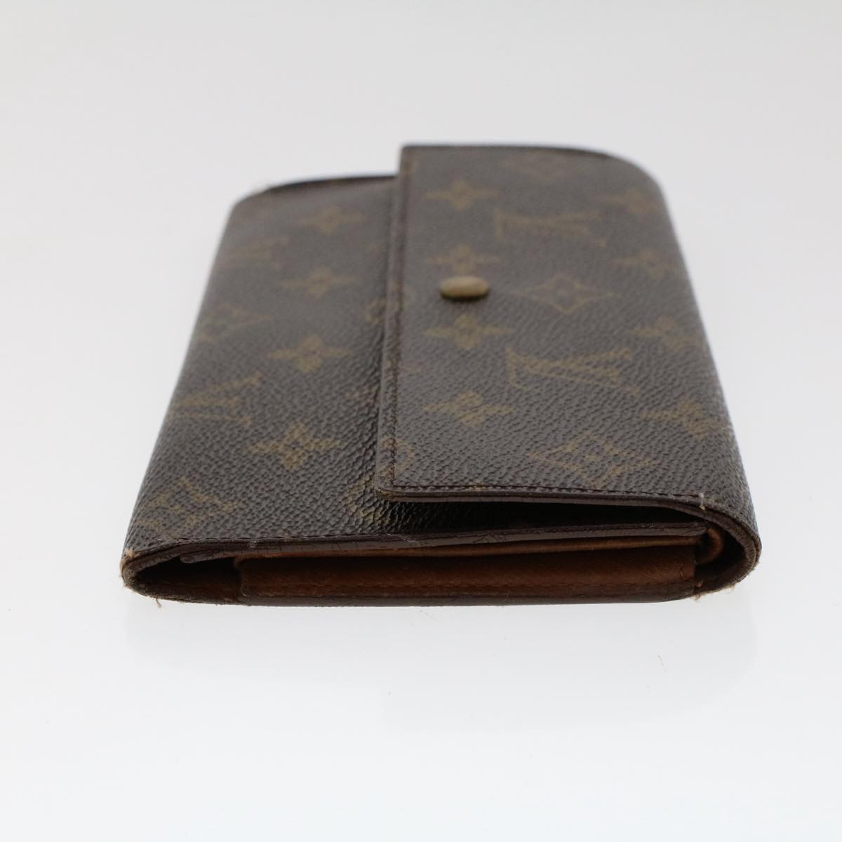 LOUIS VUITTON Monogram Portefeuille International Long Wallet M61217 Auth 50213