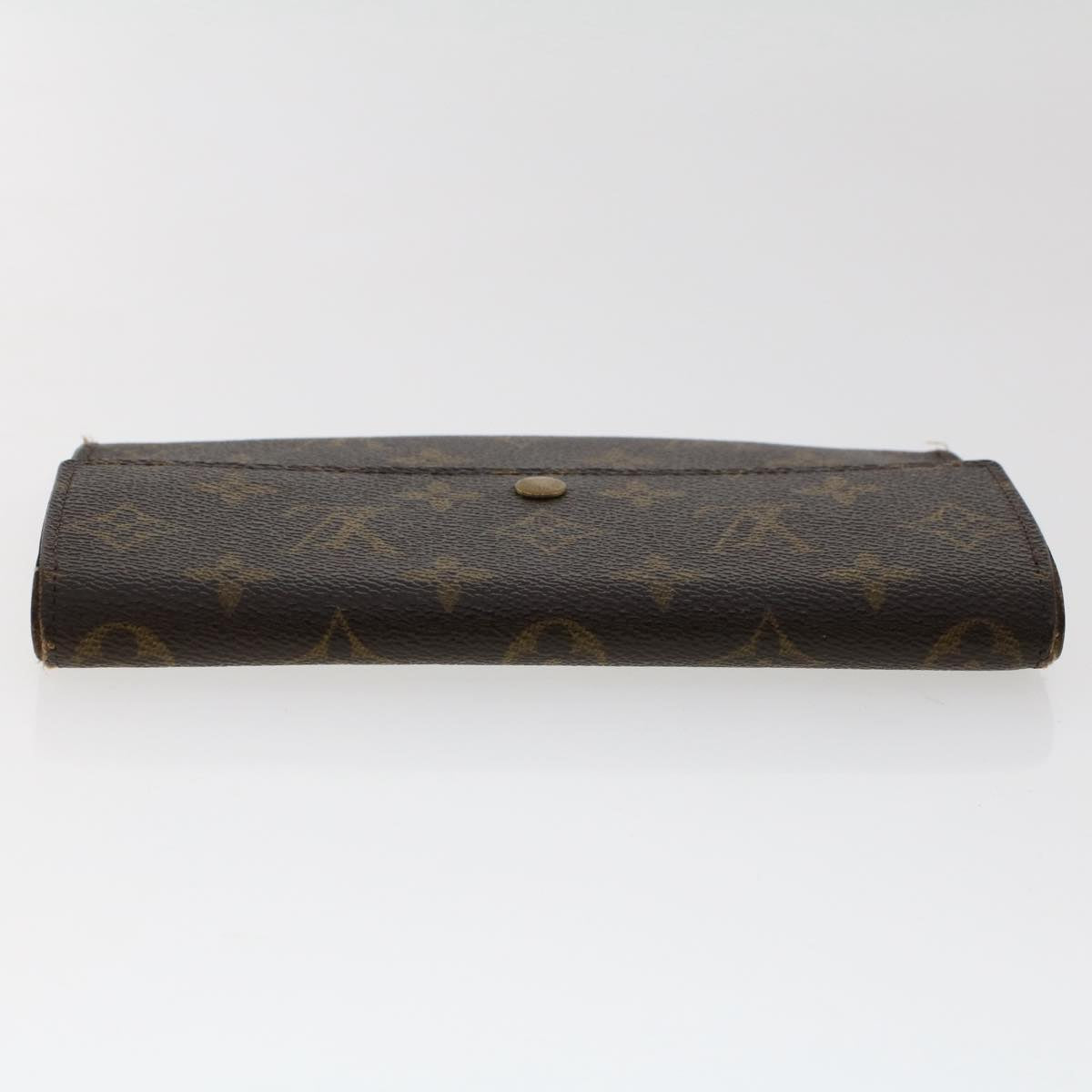 LOUIS VUITTON Monogram Portefeuille International Long Wallet M61217 Auth 50213