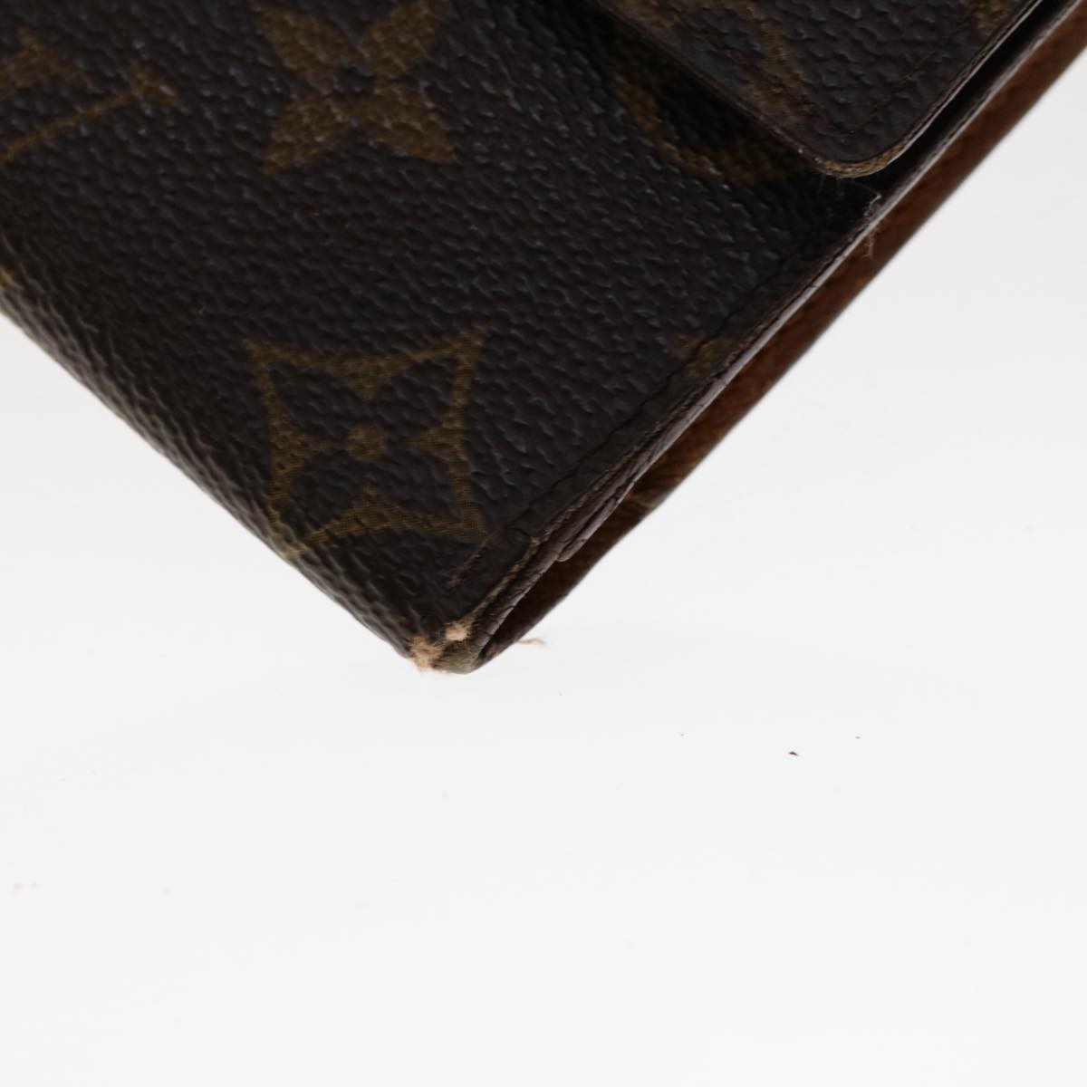 LOUIS VUITTON Monogram Portefeuille International Long Wallet M61217 Auth 50213