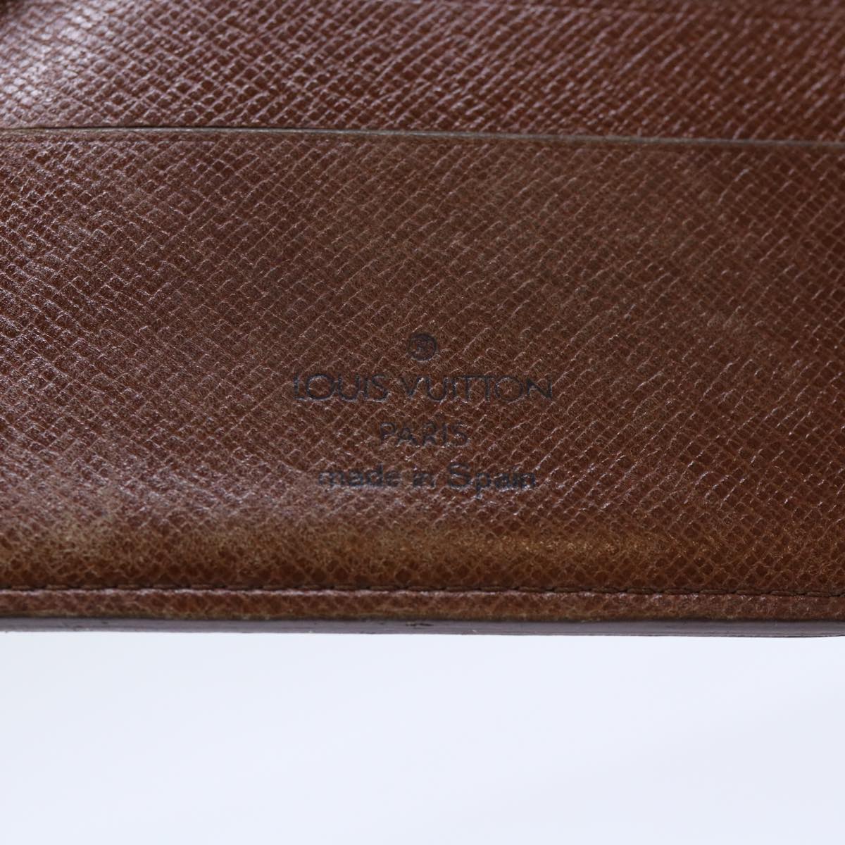 LOUIS VUITTON Monogram Portefeuille Marco Bifold Wallet M61675 LV Auth 50217