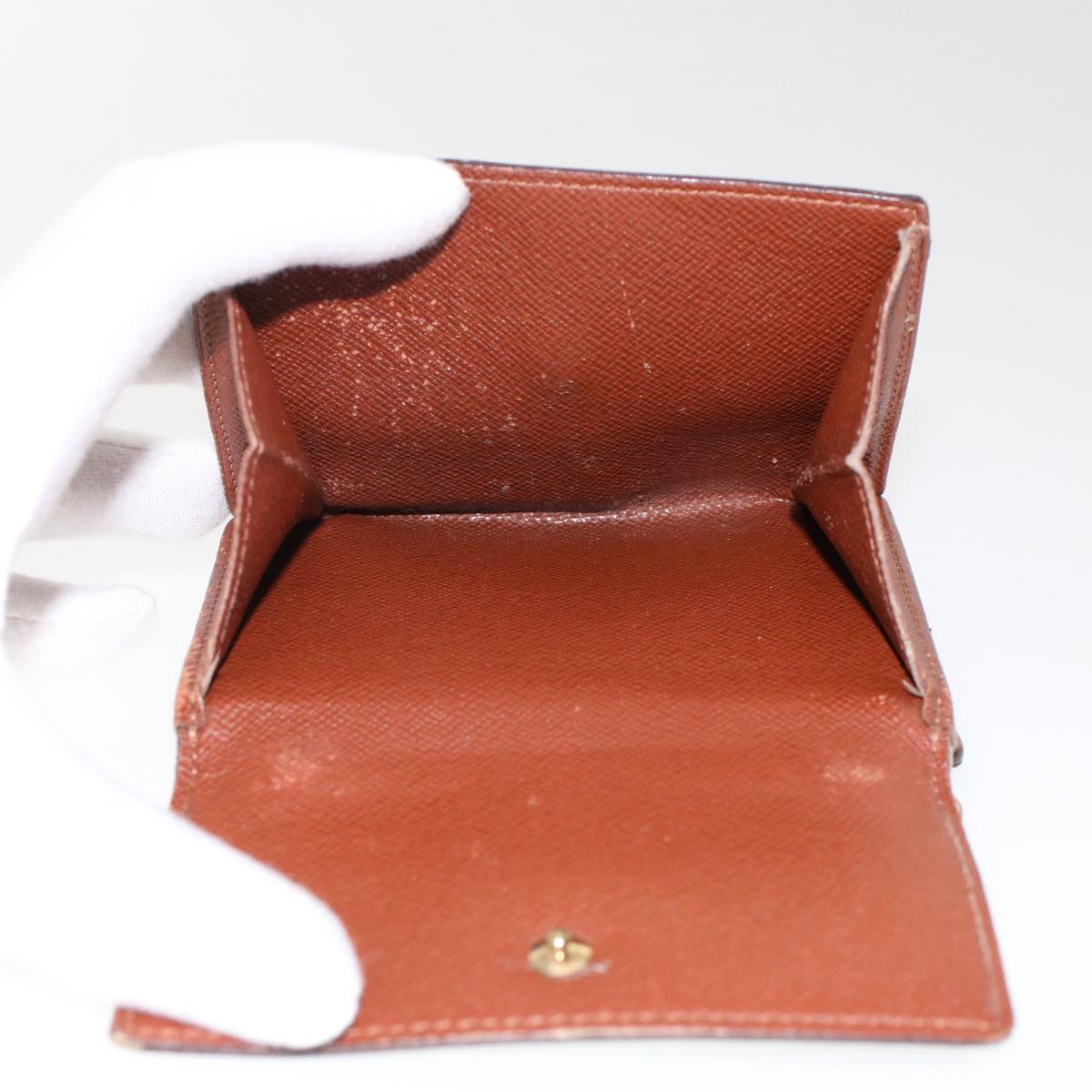 LOUIS VUITTON Monogram Portefeuille Elise Wallet M61654 LV Auth 50218