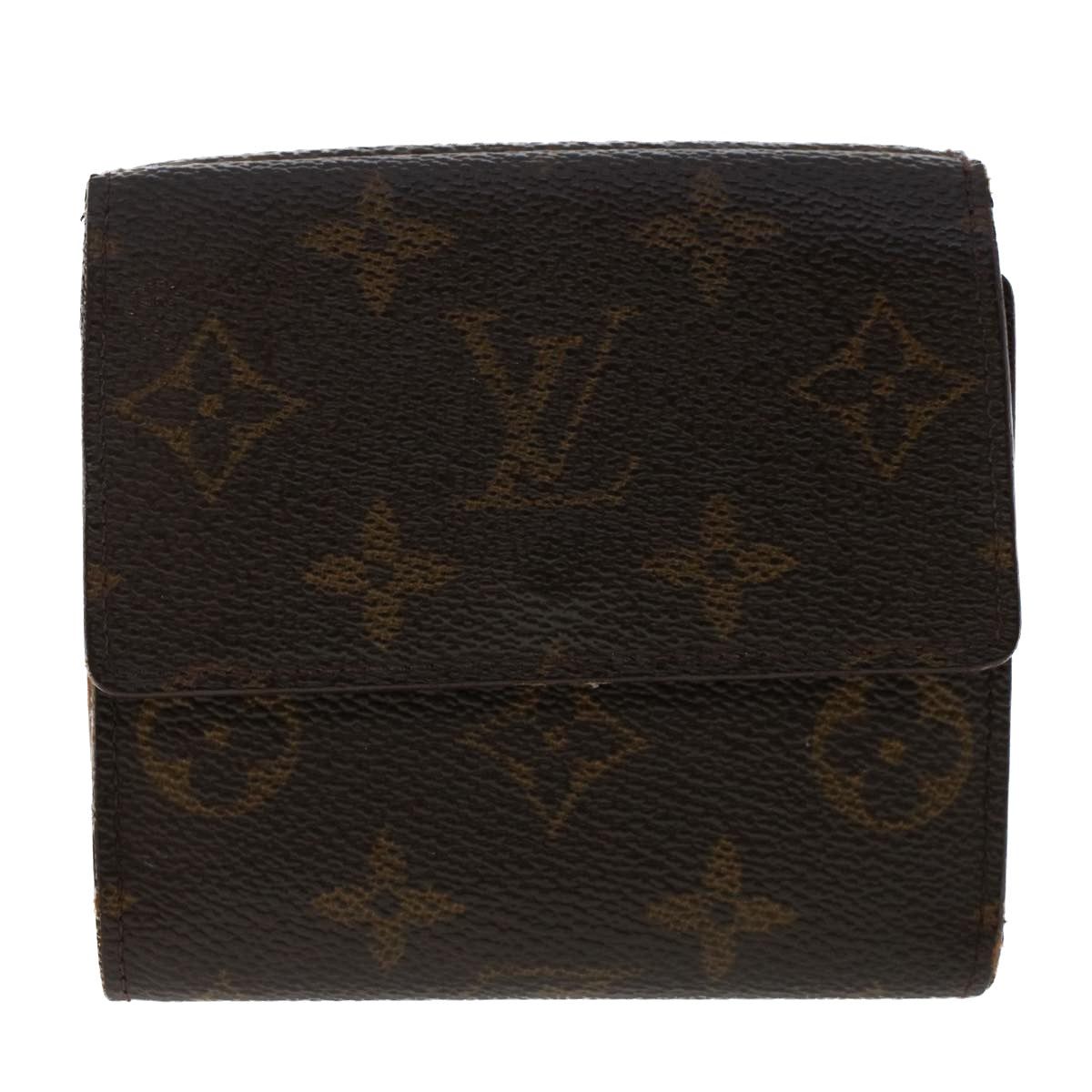 LOUIS VUITTON Monogram Portefeuille Elise Wallet M61654 LV Auth 50218