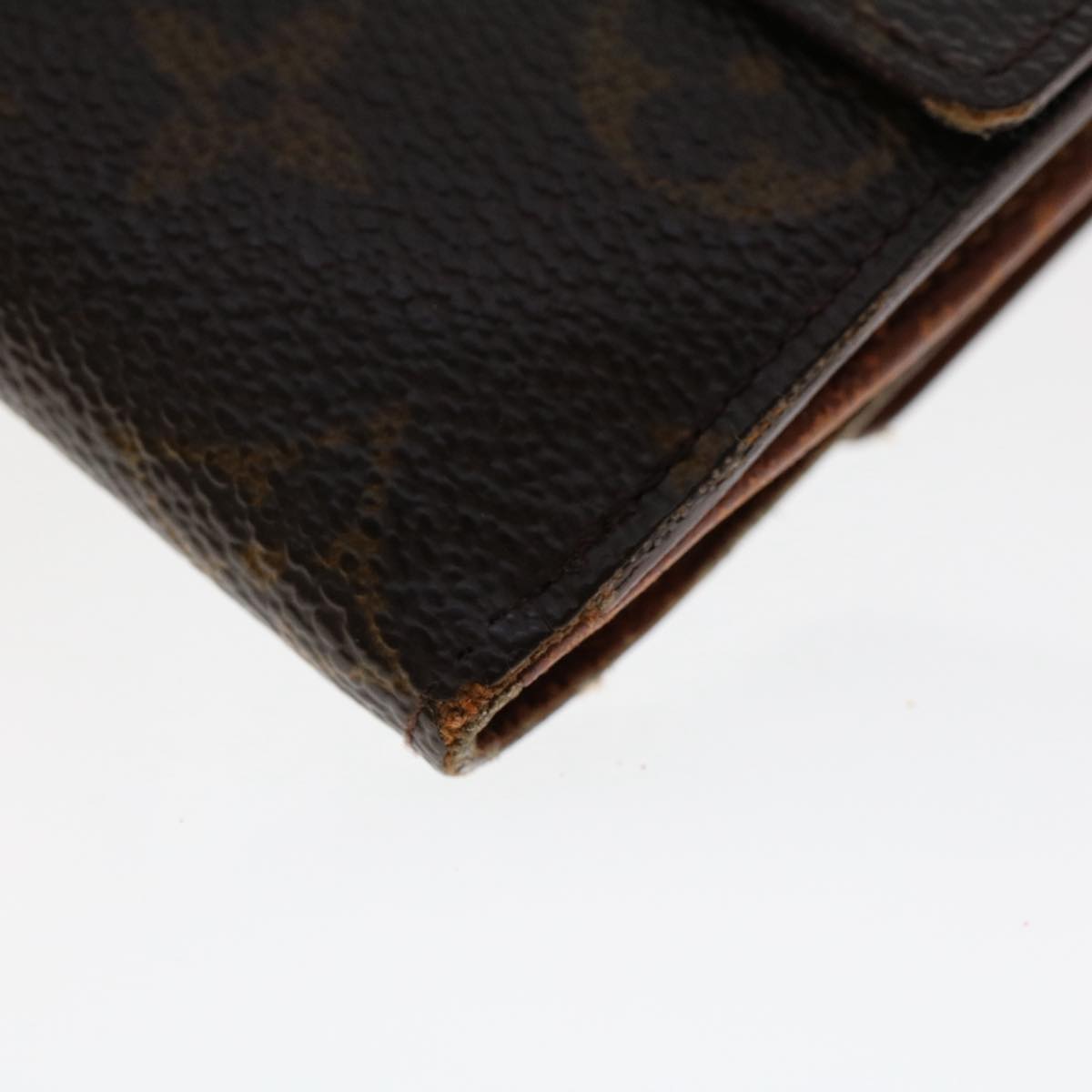 LOUIS VUITTON Monogram Portefeuille Elise Wallet M61654 LV Auth 50218