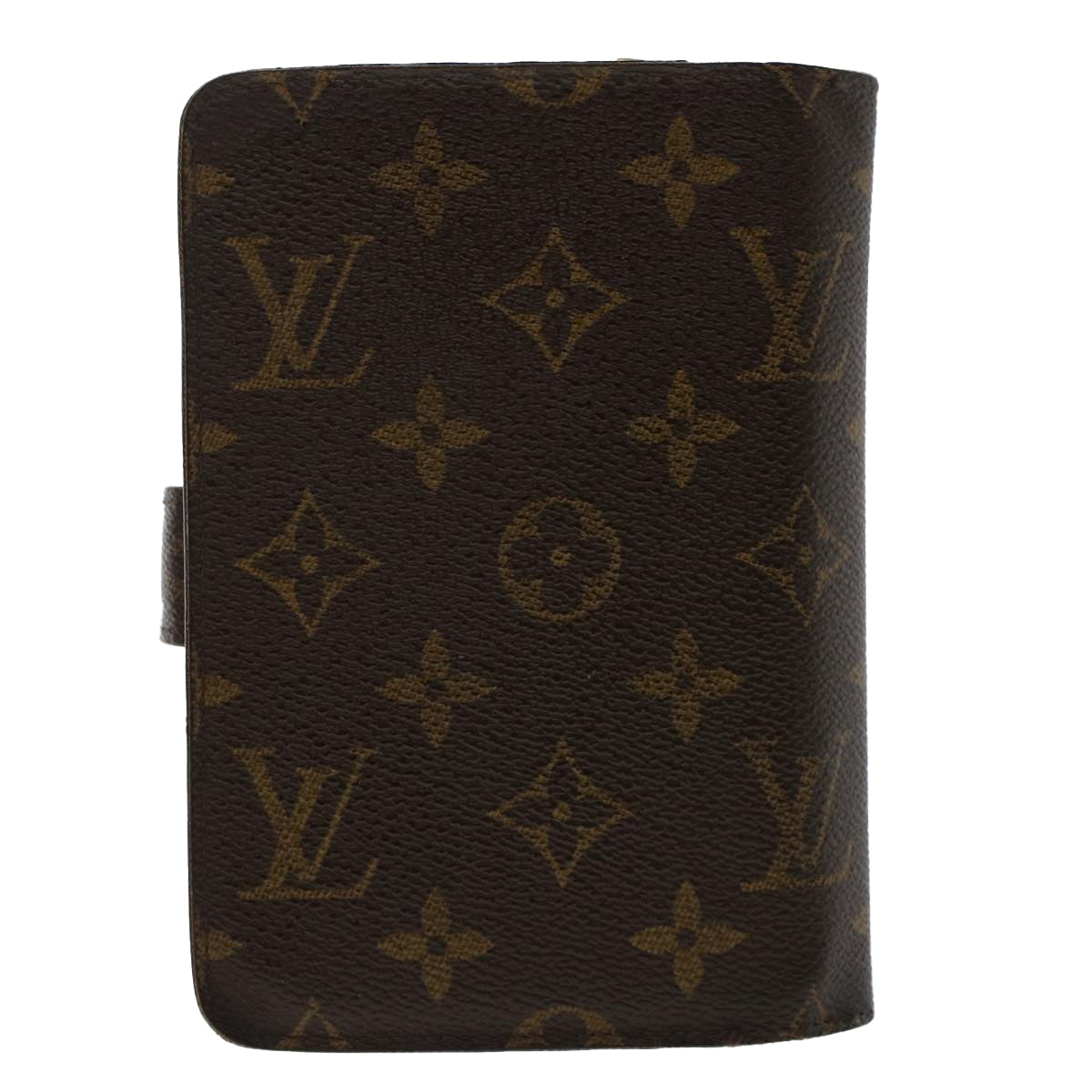 LOUIS VUITTON Monogram Porte Papier Zip Wallet M61207 LV Auth 50244